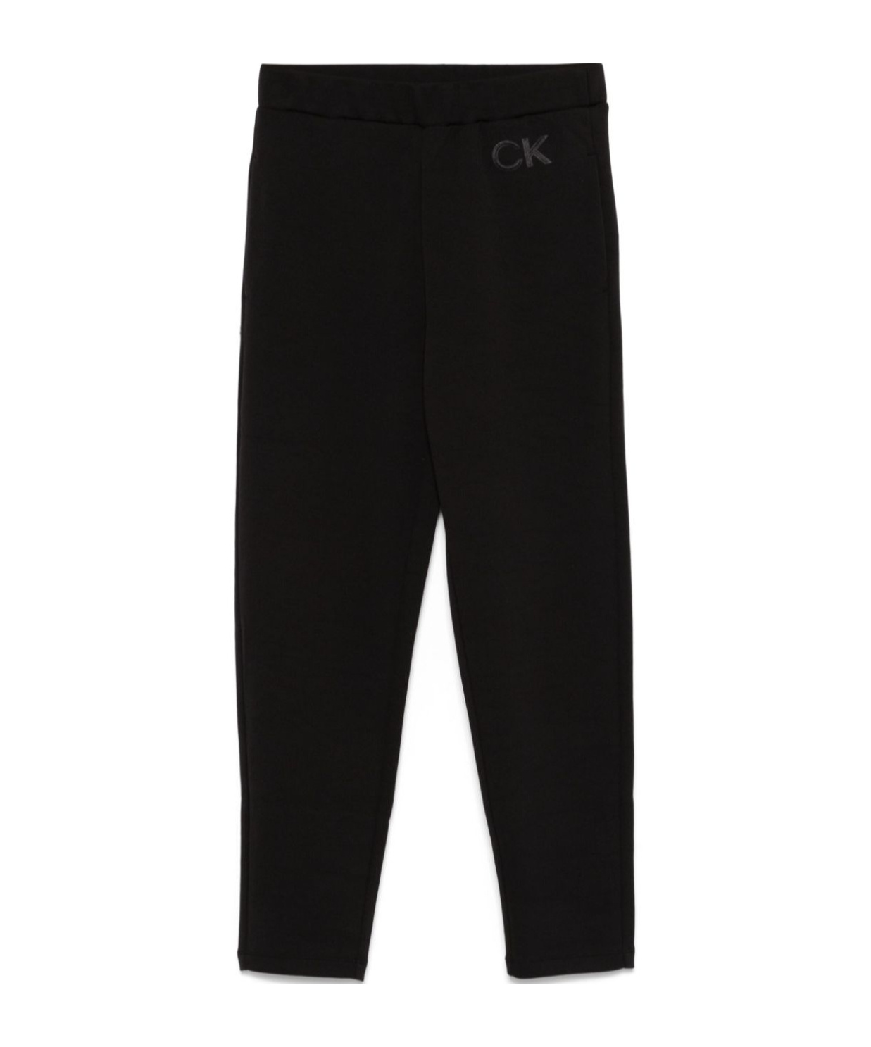 Calvin Klein Satin Ck Tailored Sweatpant Clothing In Black