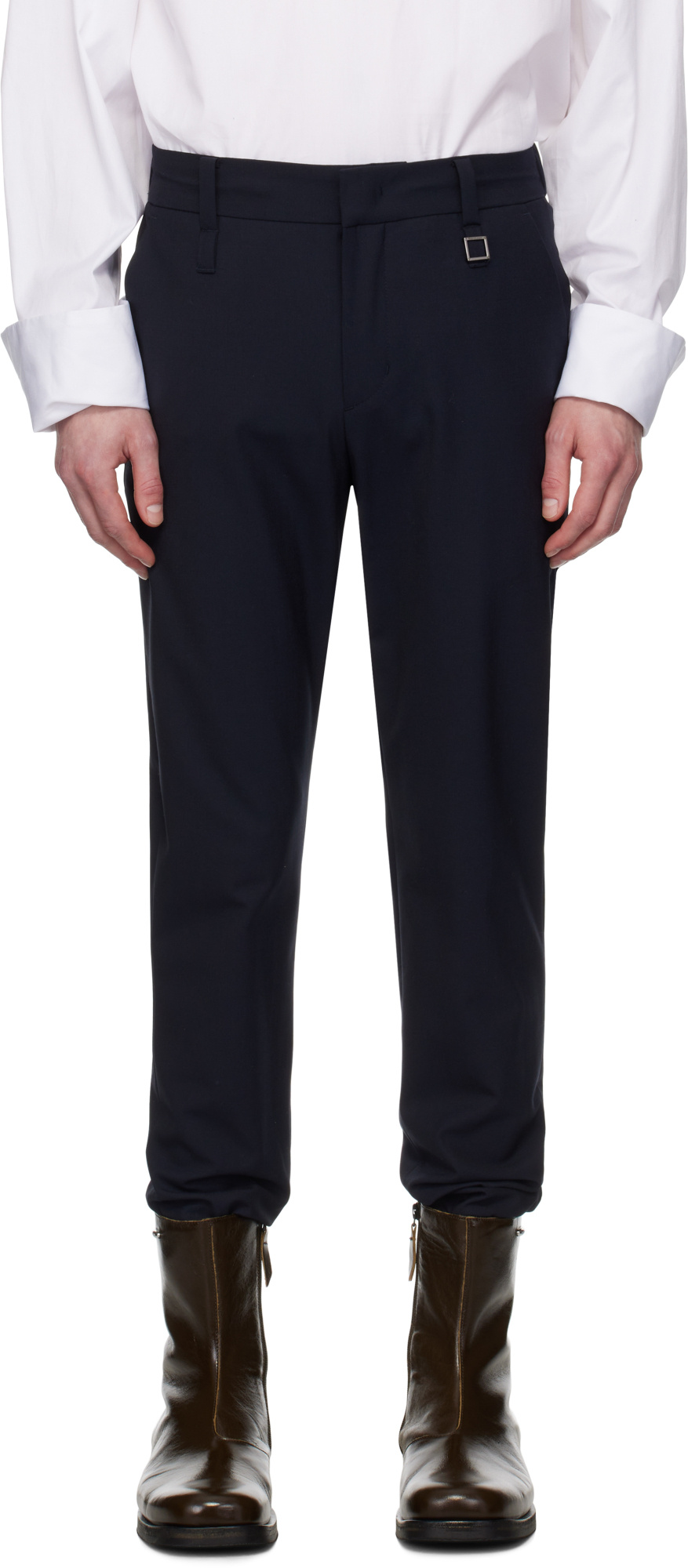 Wooyoungmi Drawstring Trousers In Black