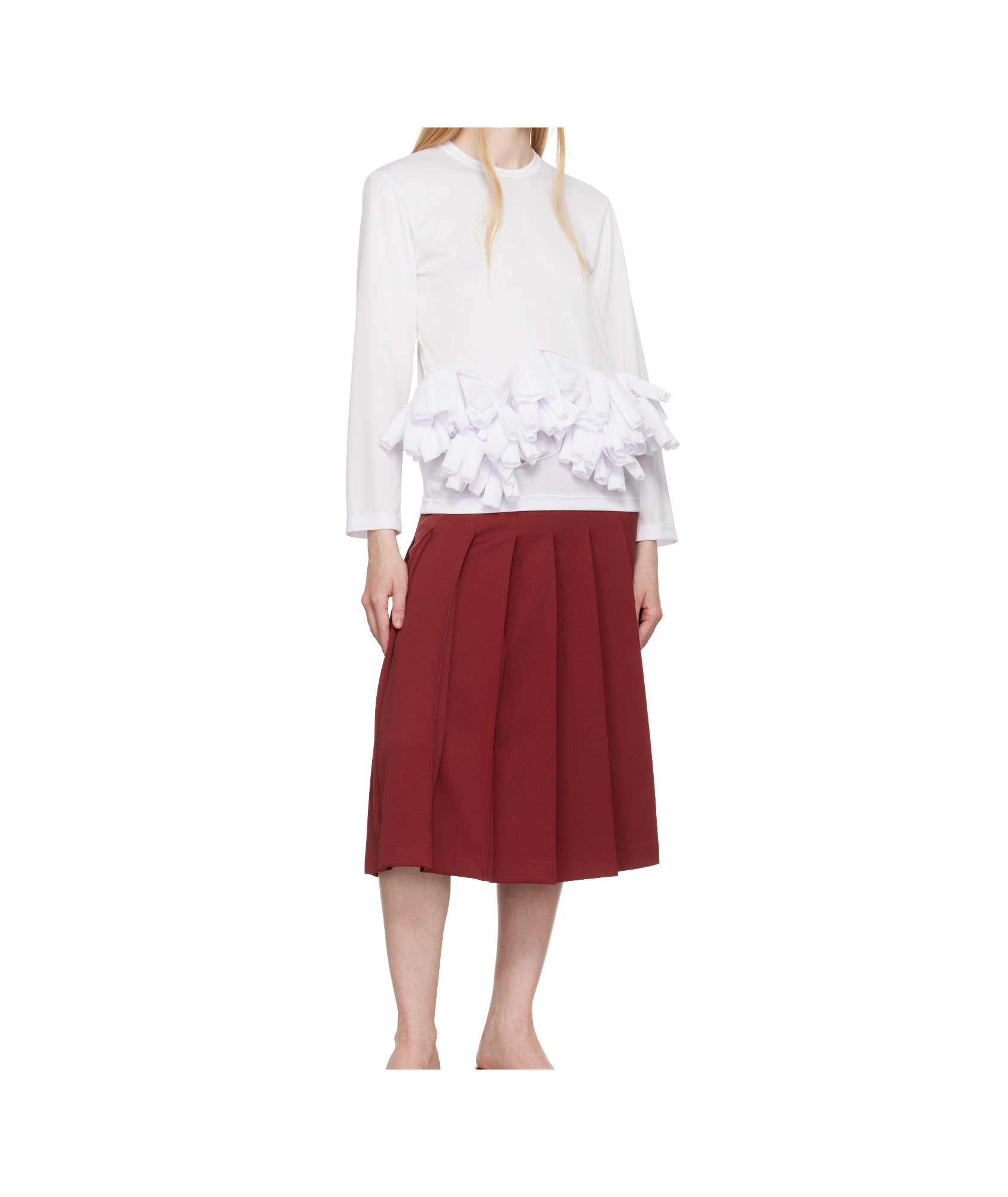 COMME DES GARÇONS CREW NECK LONG SLEEVE TOP 