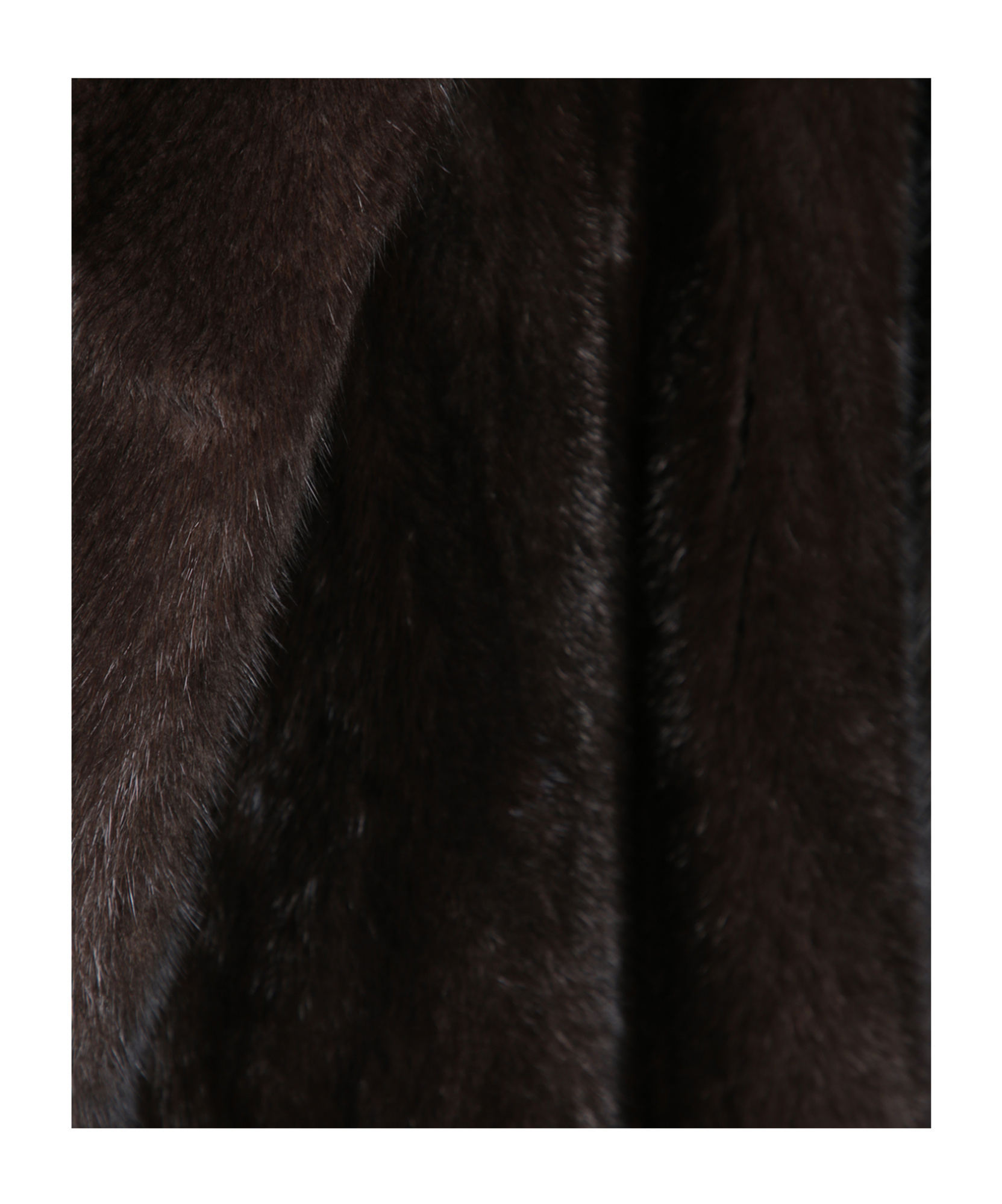 Yves Salomon Long-sleeved Fur Coat In Brown
