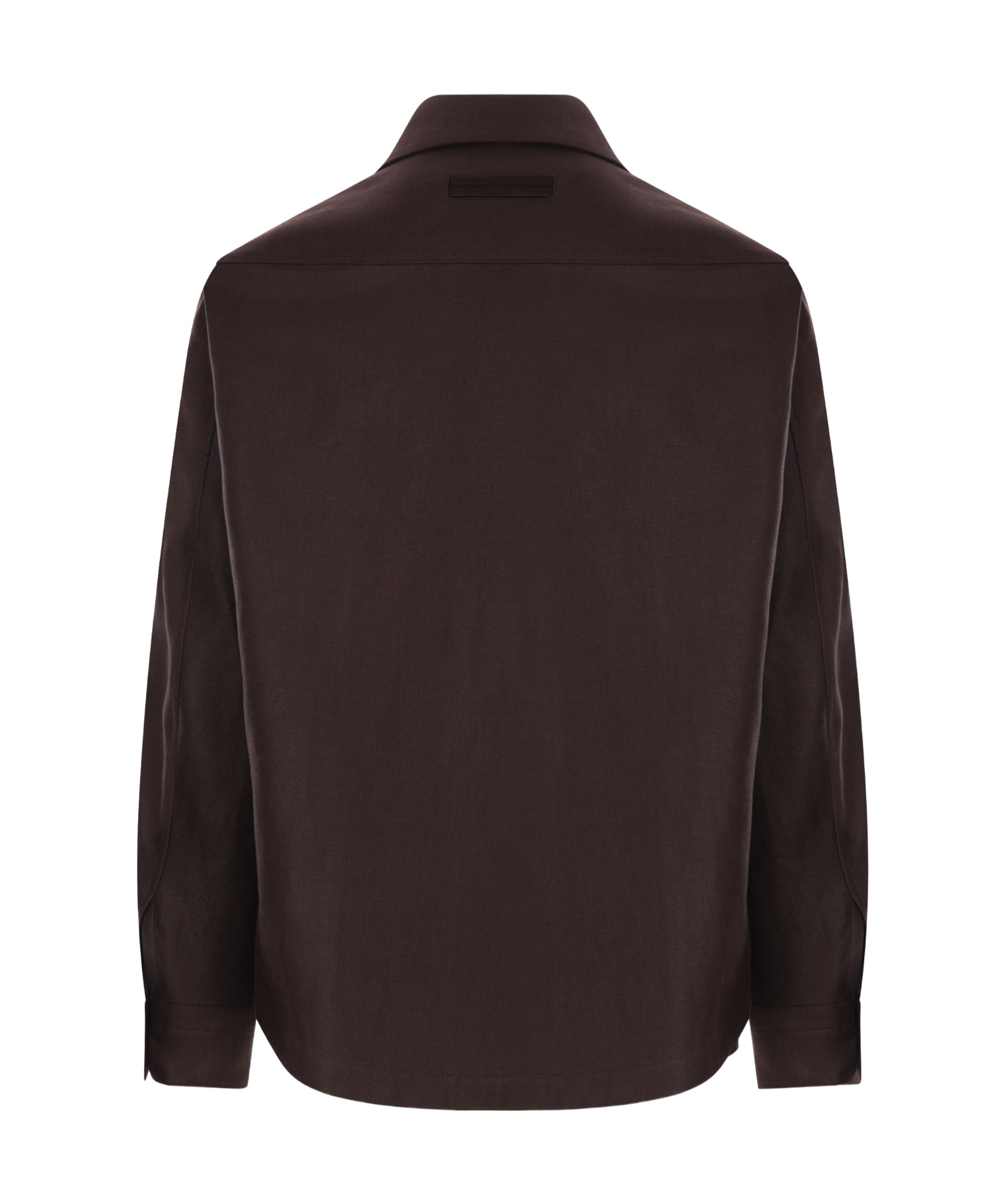 Shop Zegna Long-sleeved Shirt Jacket In Black