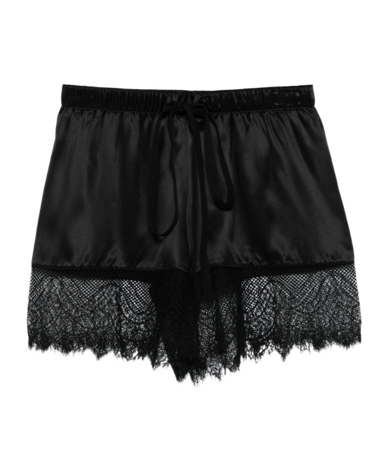 Ann Demeulemeester Vere Micro Boxer With Lace In Black