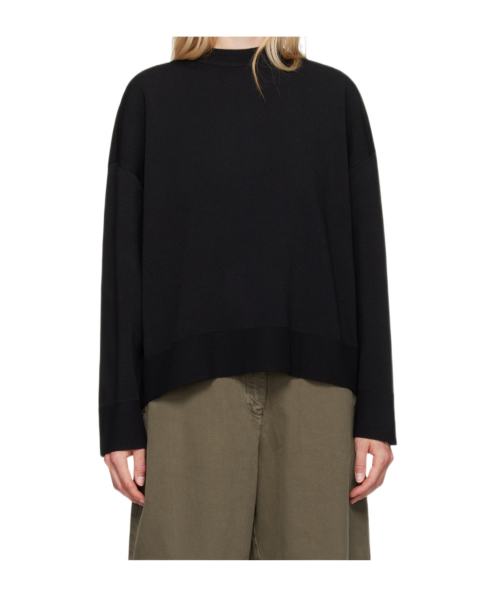 Studio Nicholson Black Idro Sweater In Black