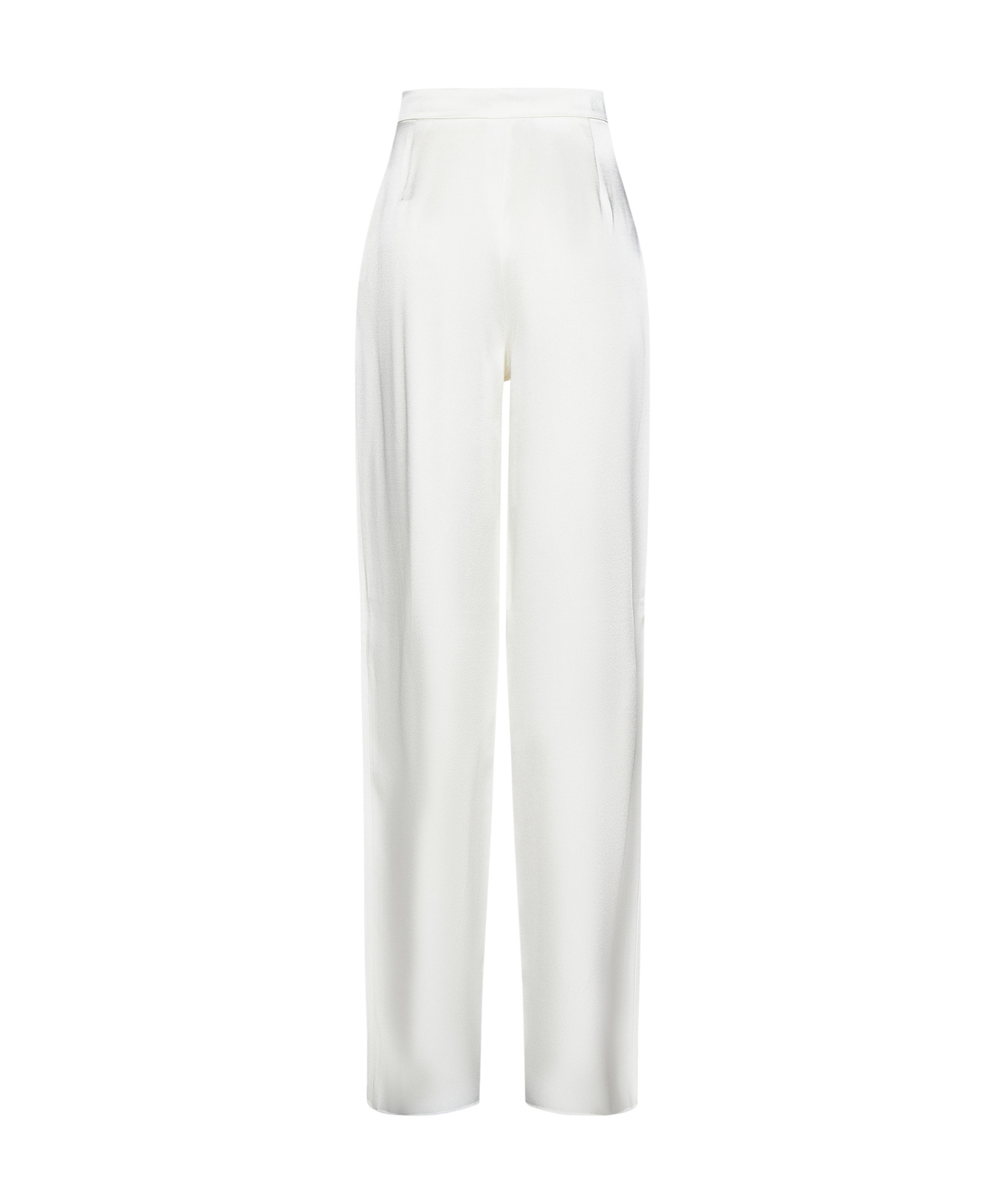 Max Mara Flowing Trousers In White