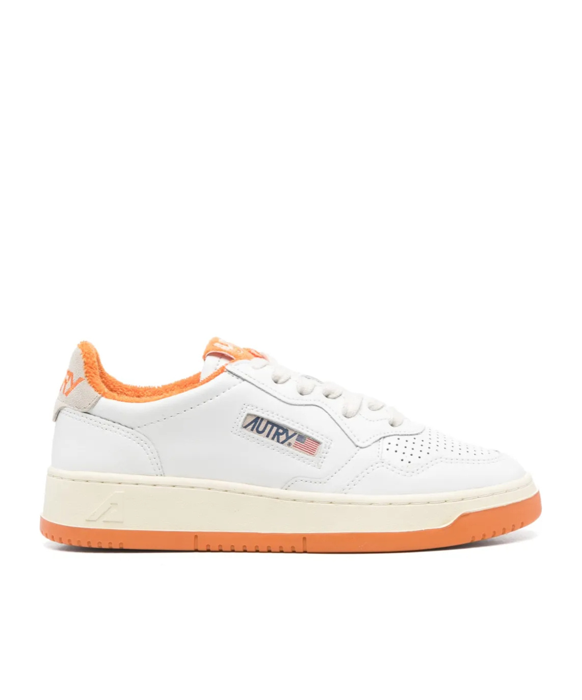 Autry Athletic Performance Sneakers Contrast Sole In White