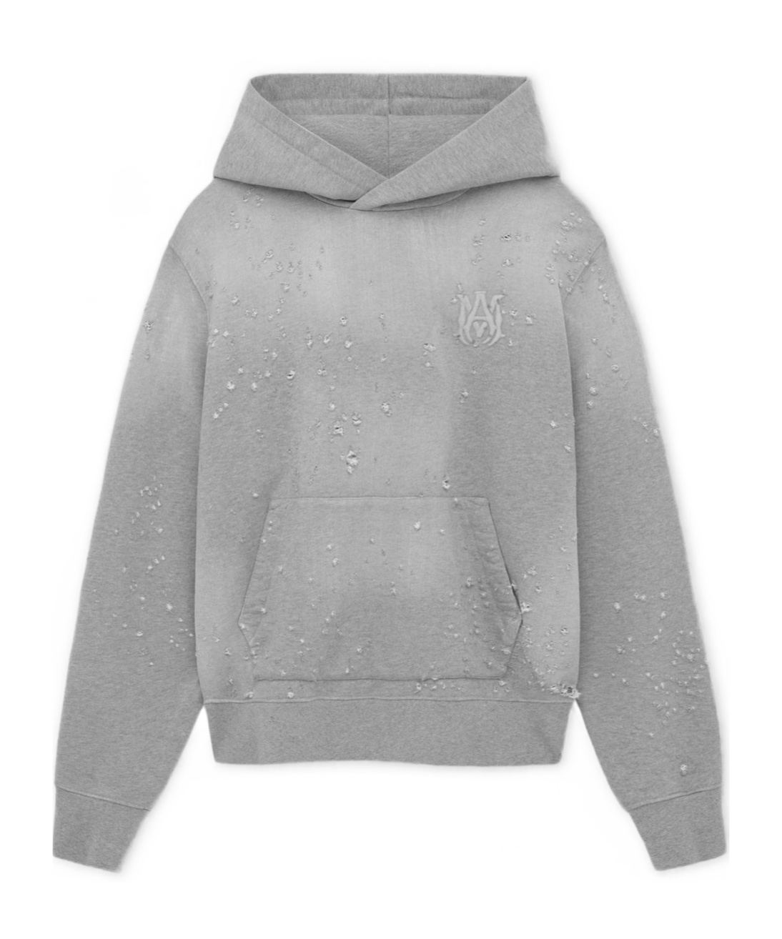 Amiri Long-sleeved Sweater In Gray