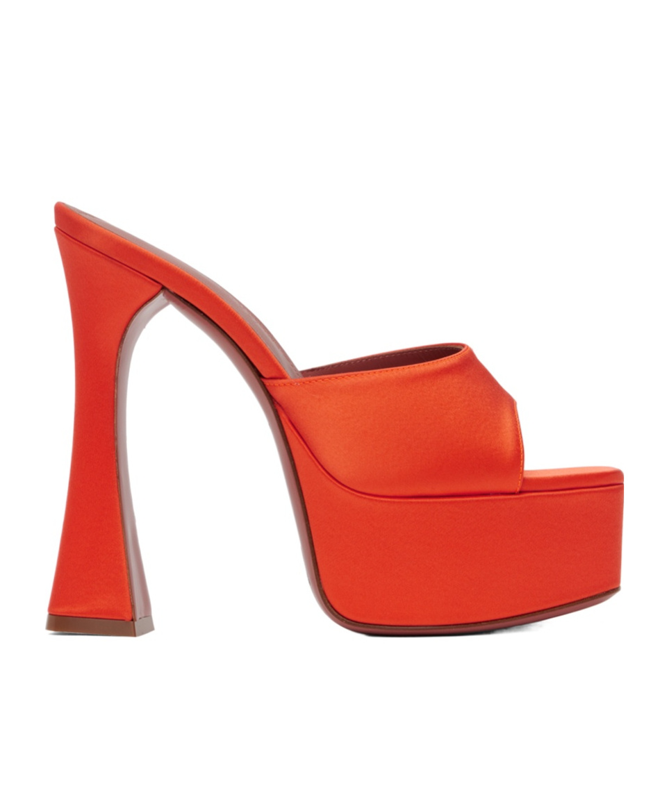 AMINA MUADDI DALIDA SQUARE-TOED HIGH-HEELED SANDALS