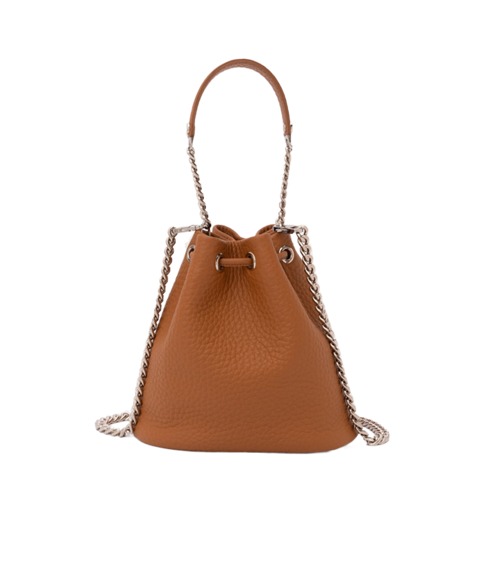 Orciani Nest Bucket Shoulder Bag In Brown