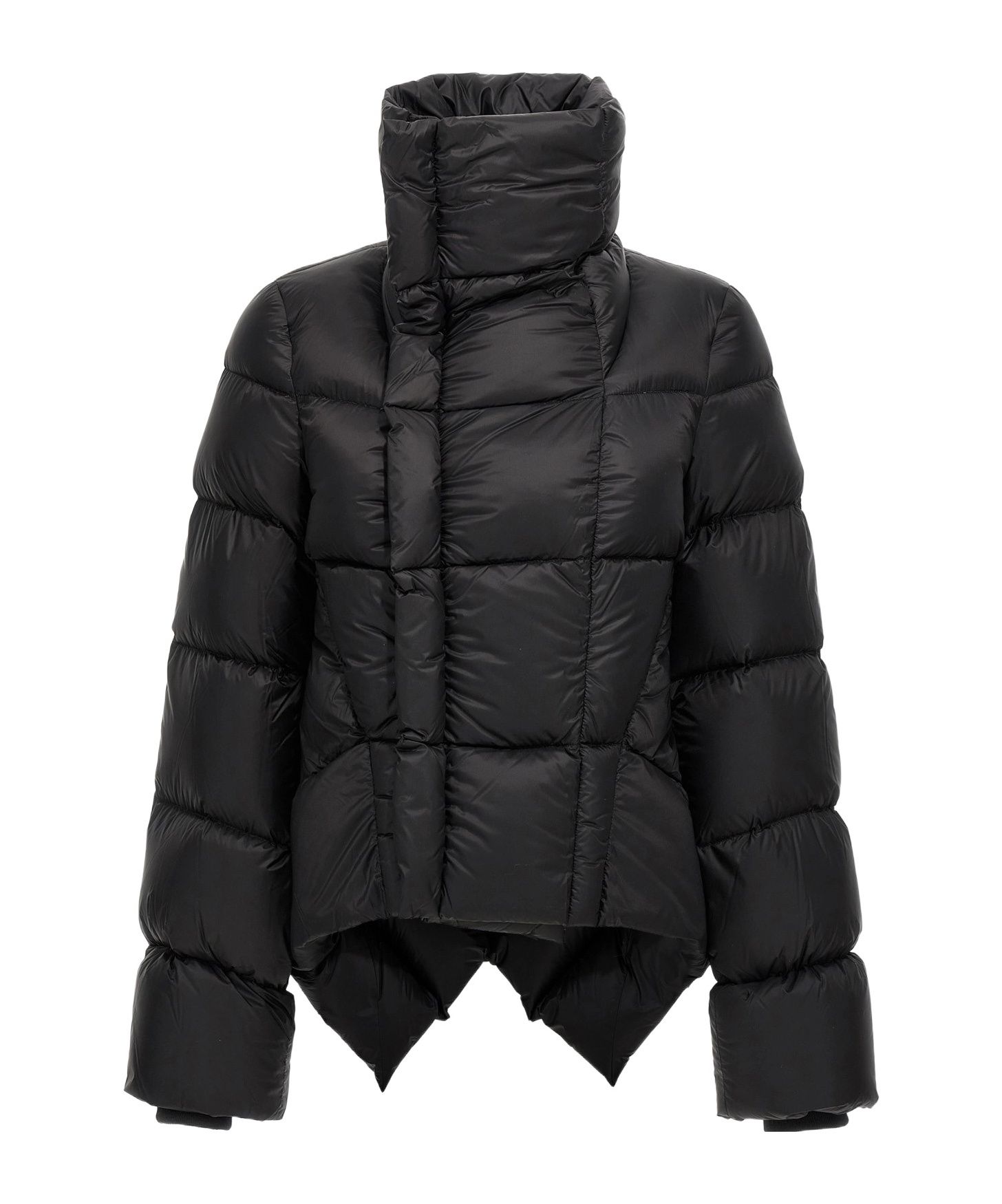 Rick Owens Long-sleeved Cotton Jacket In Black