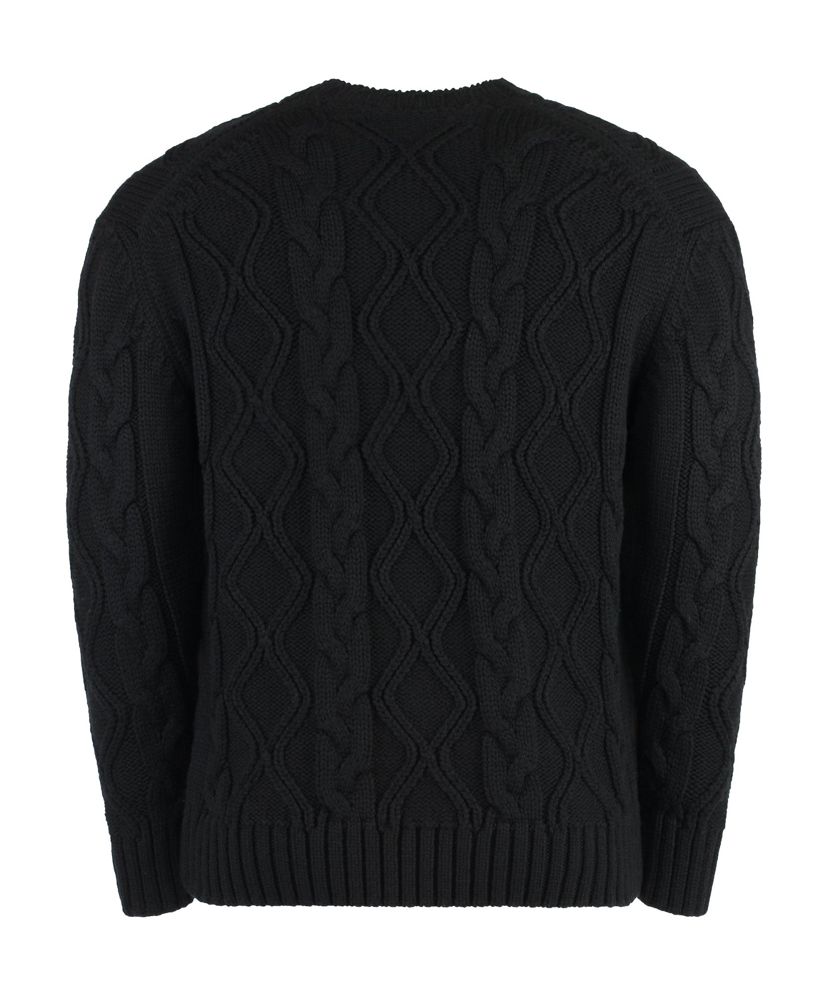 PAUL & SHARK PAUL  SHARK CABLE KNIT CREW NECK SWEATER