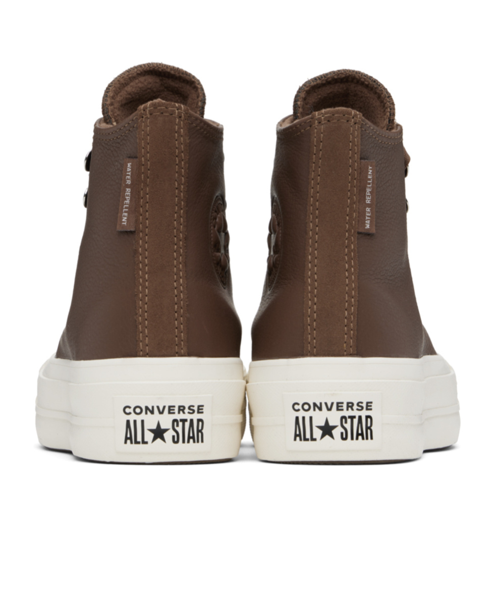 Converse Chuck Taylor All Star Lift High-top Casual Trainers In Brown