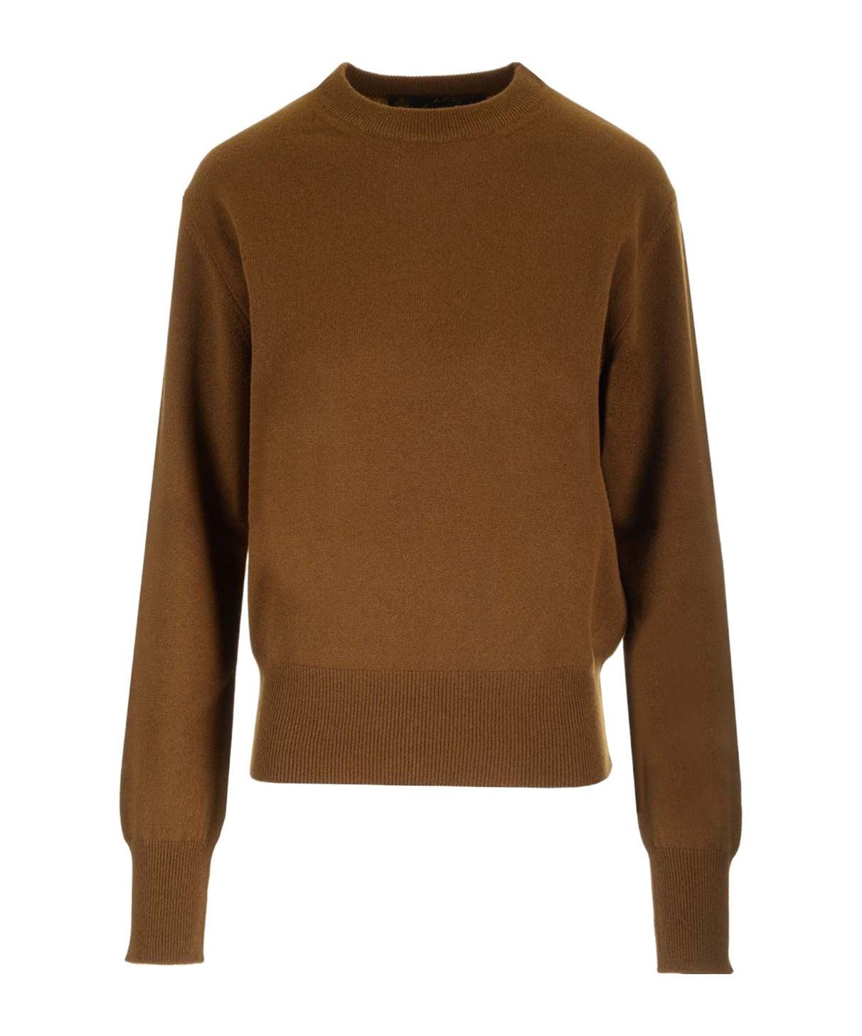Apc A.p.c. Crewneck Knitted Jumper In Brown