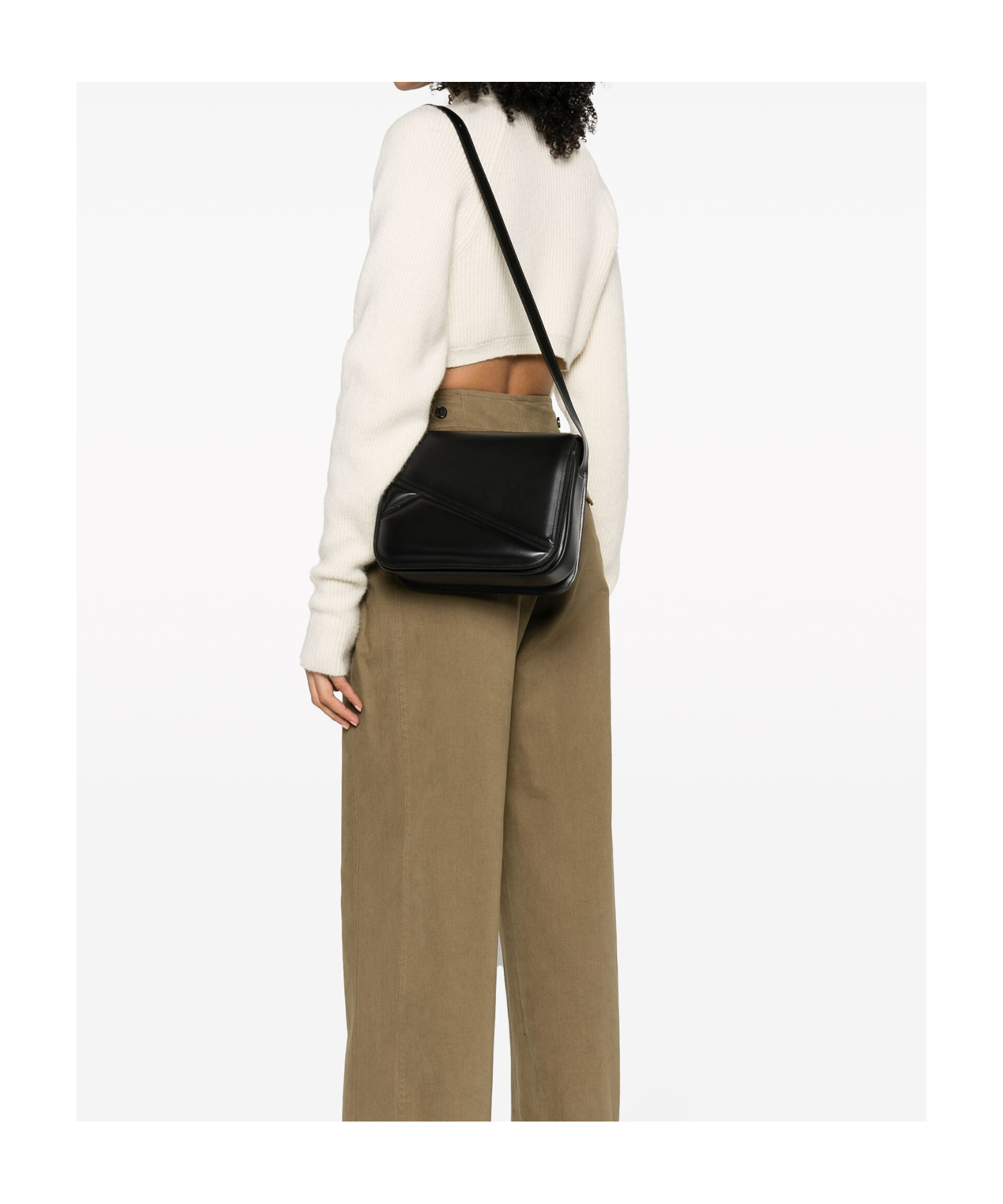 Shop Wandler Oscar Crossbody Bag In Black