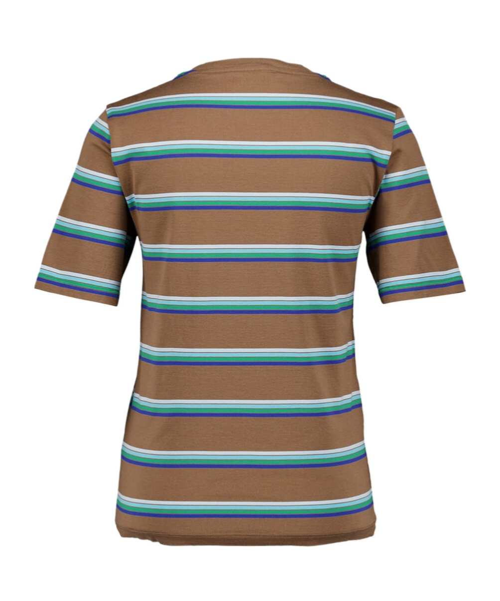 Miu Miu Jersey T-shirt In Brown