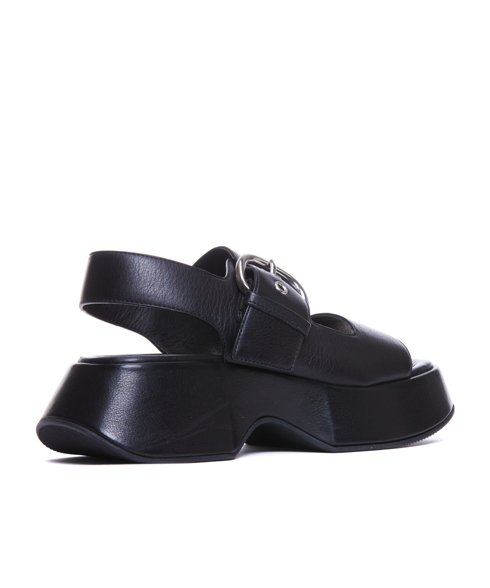VIC MATIE VIC MATIE CHUNKY BUCKLE PLATFORM SANDALS