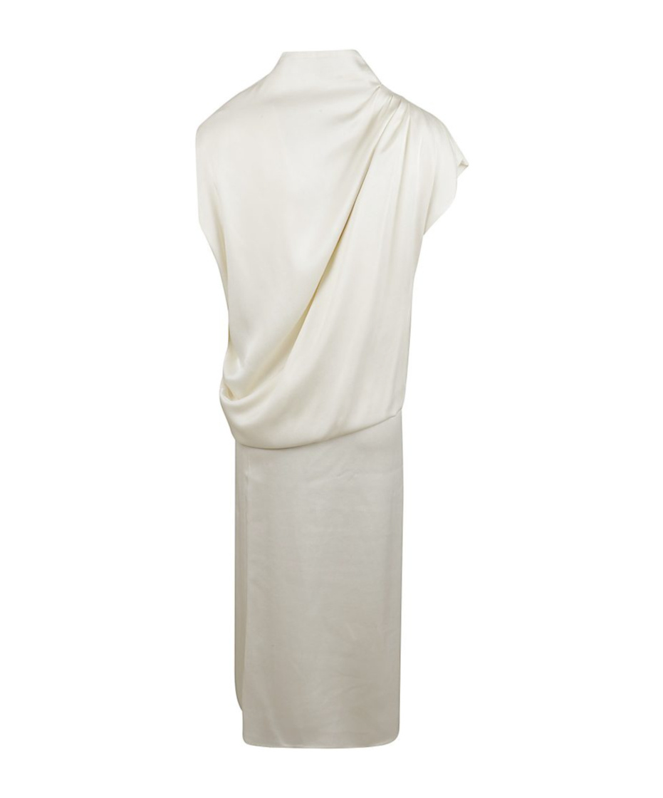 Fabiana Filippi Envers Satin Dress In Neutral
