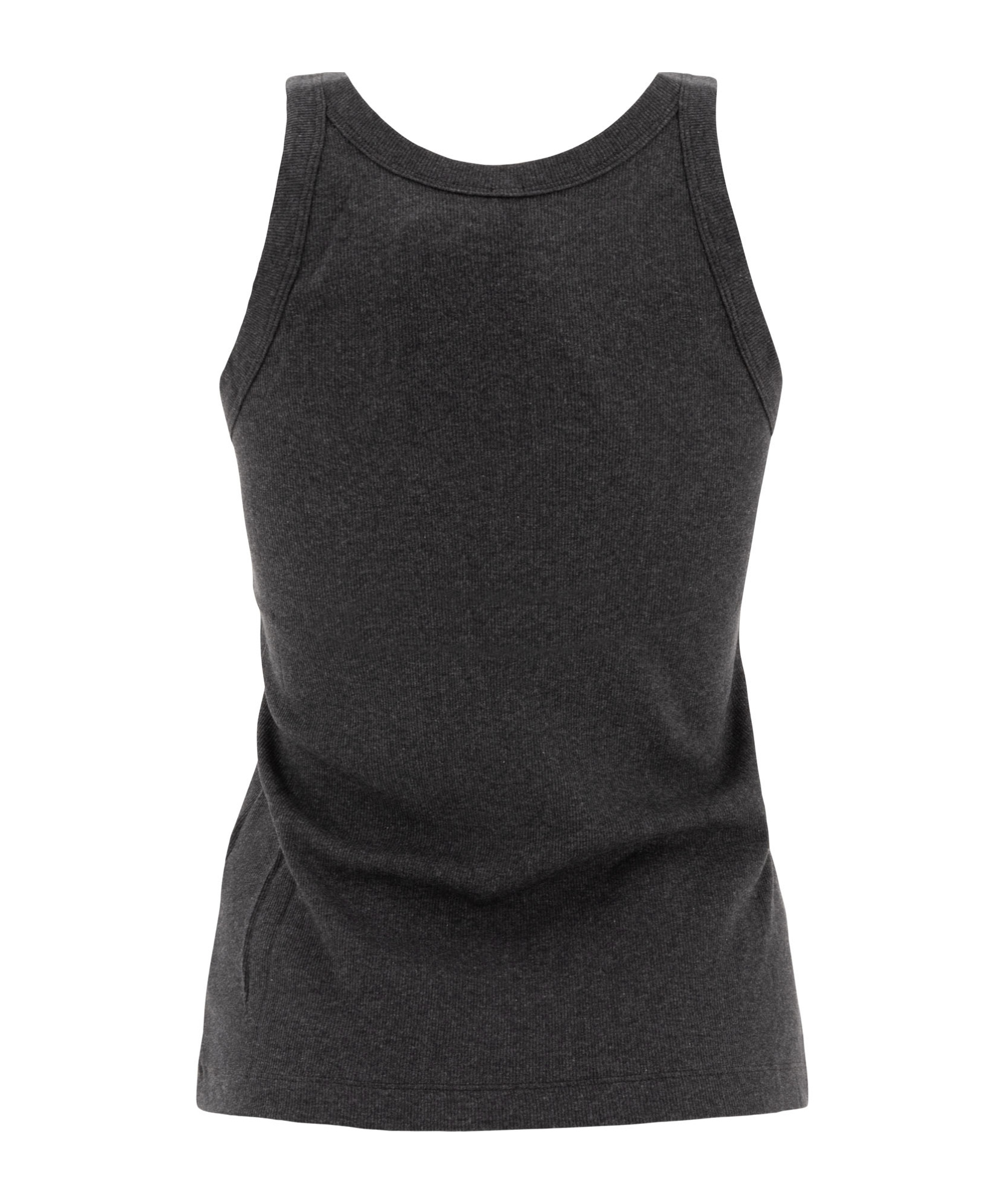 Totême Sleeveless Ribbed Tank Top In Black