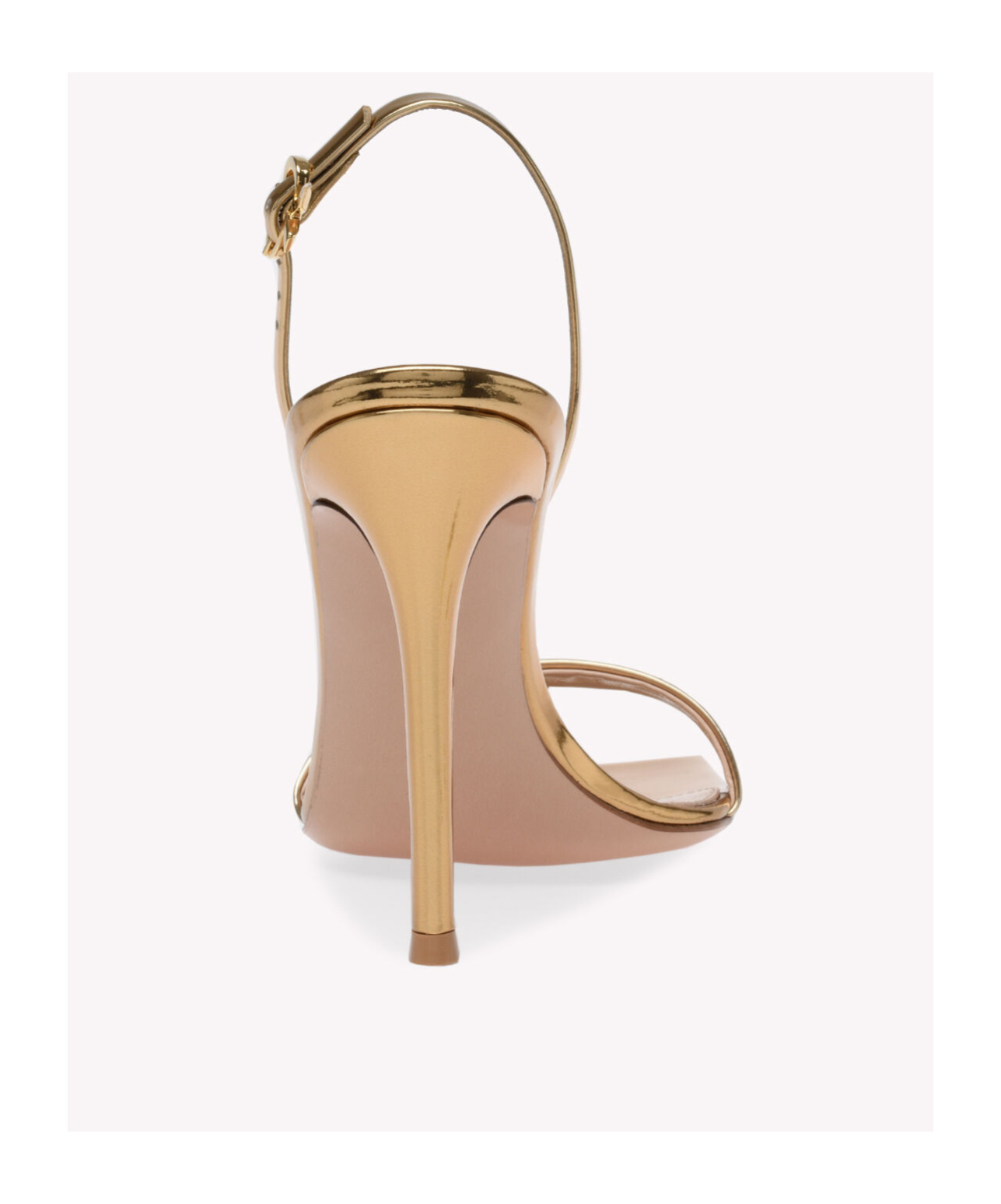 Gianvito Rossi Ribbon 105mm Stiletto Sandals In Nude
