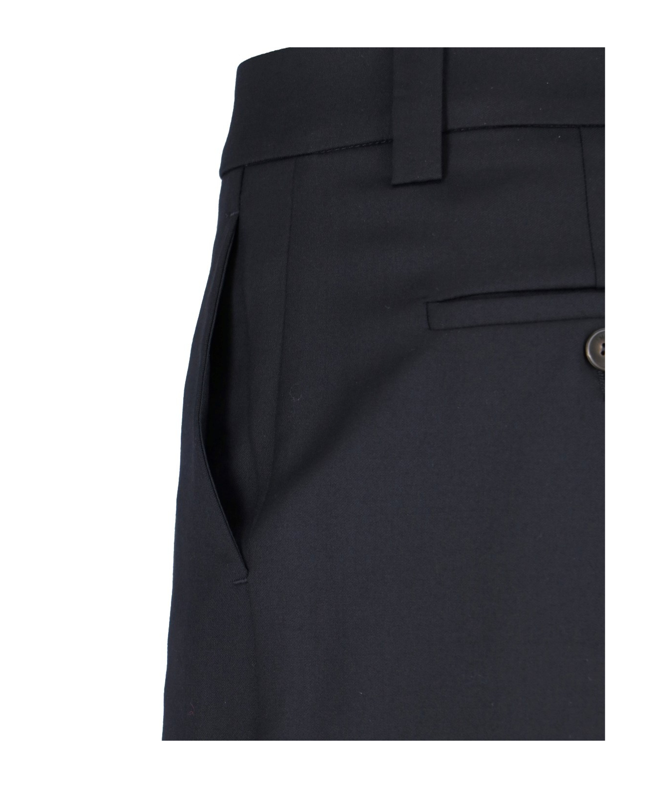 Shop Incotex Wool Trousers