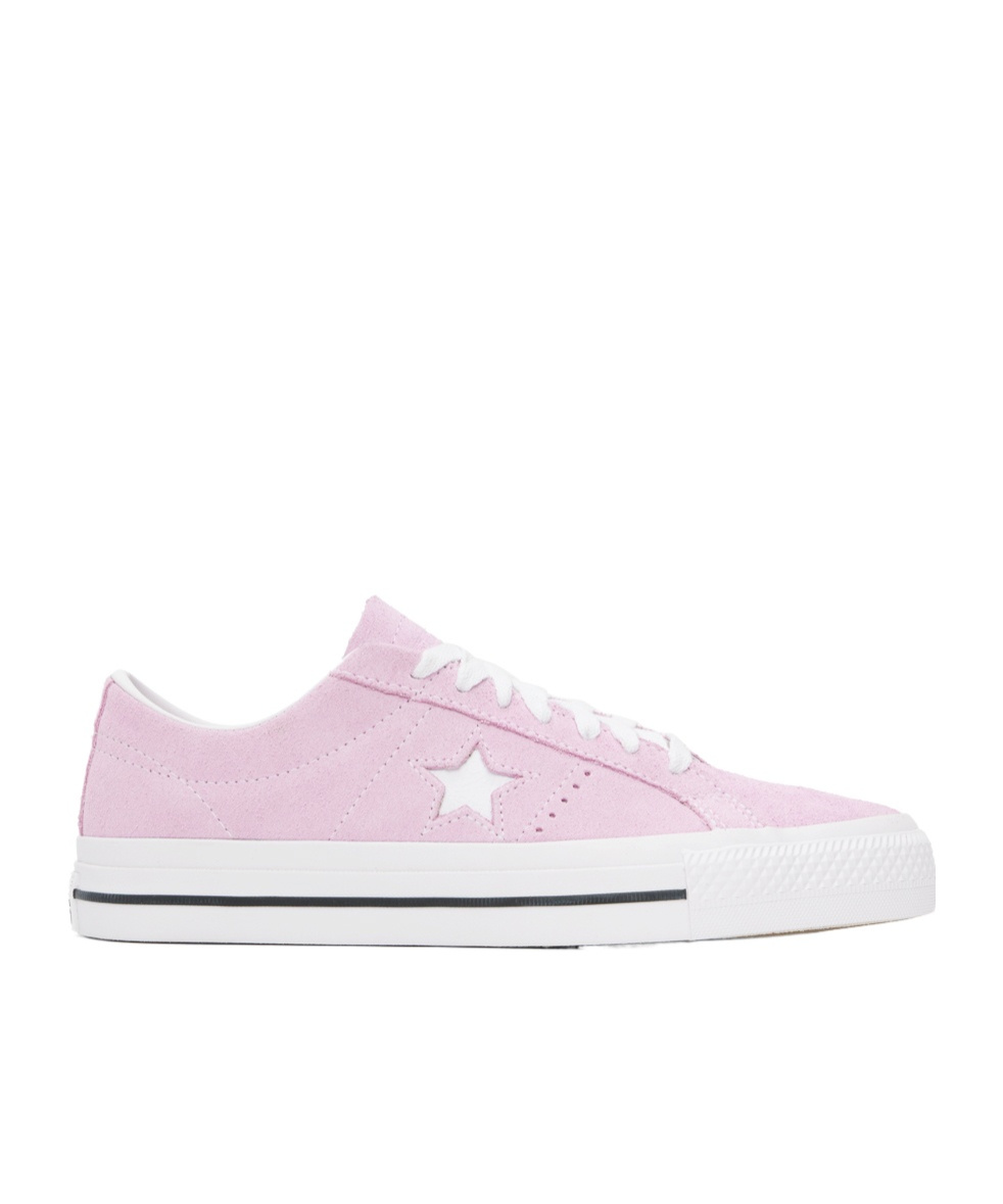 Converse Pink Cons One Star Pro Sneakers In White