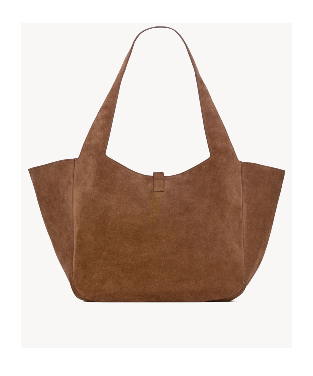 Saint Laurent Le 5 À 7 Bea In Suede In Brown