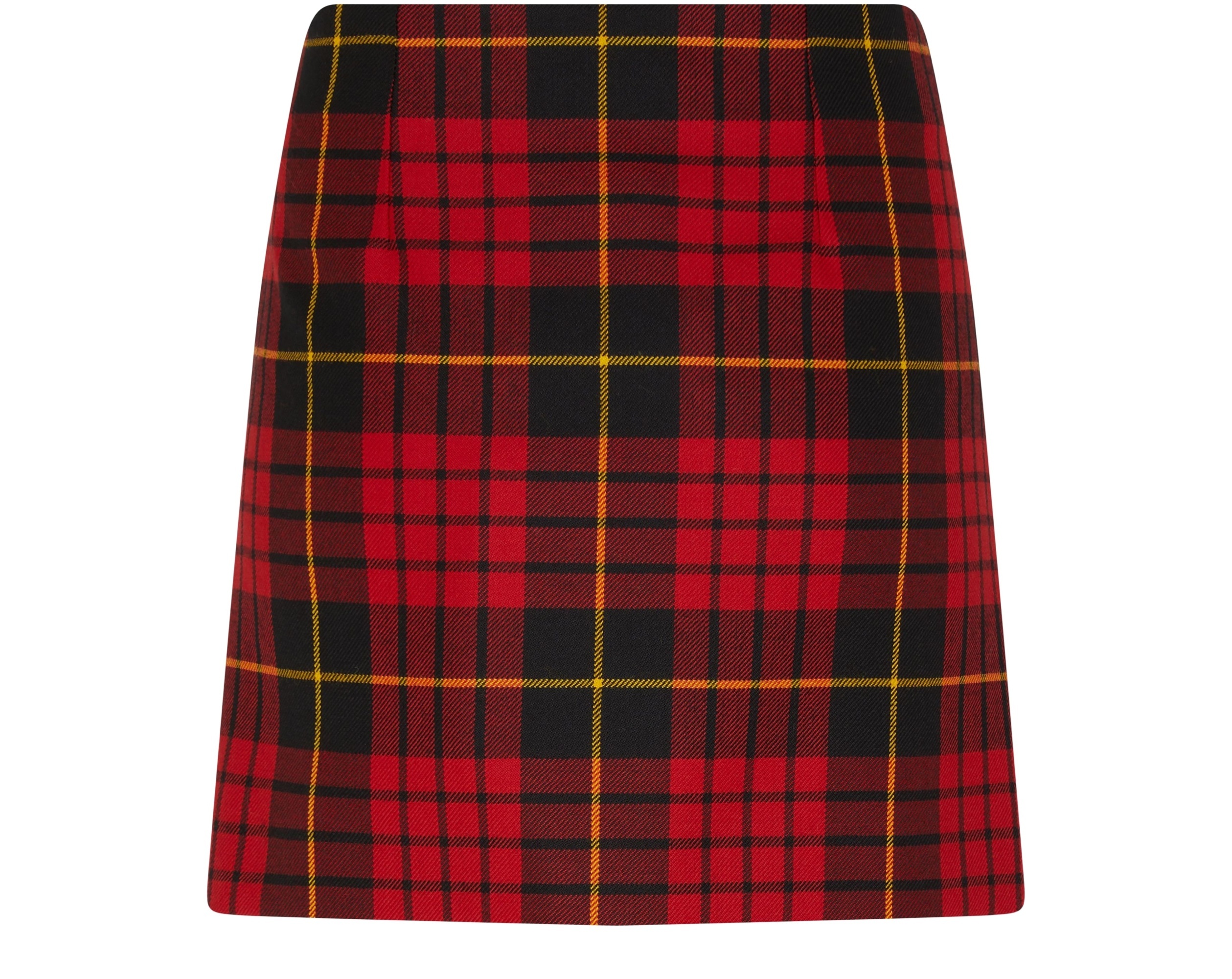 ALEXANDER MCQUEEN CHECKED MINI SKIRT