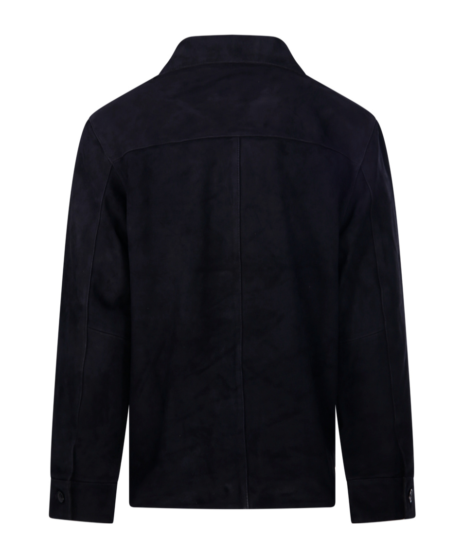 Officine Generale Single-breasted Casual Jacket In Black