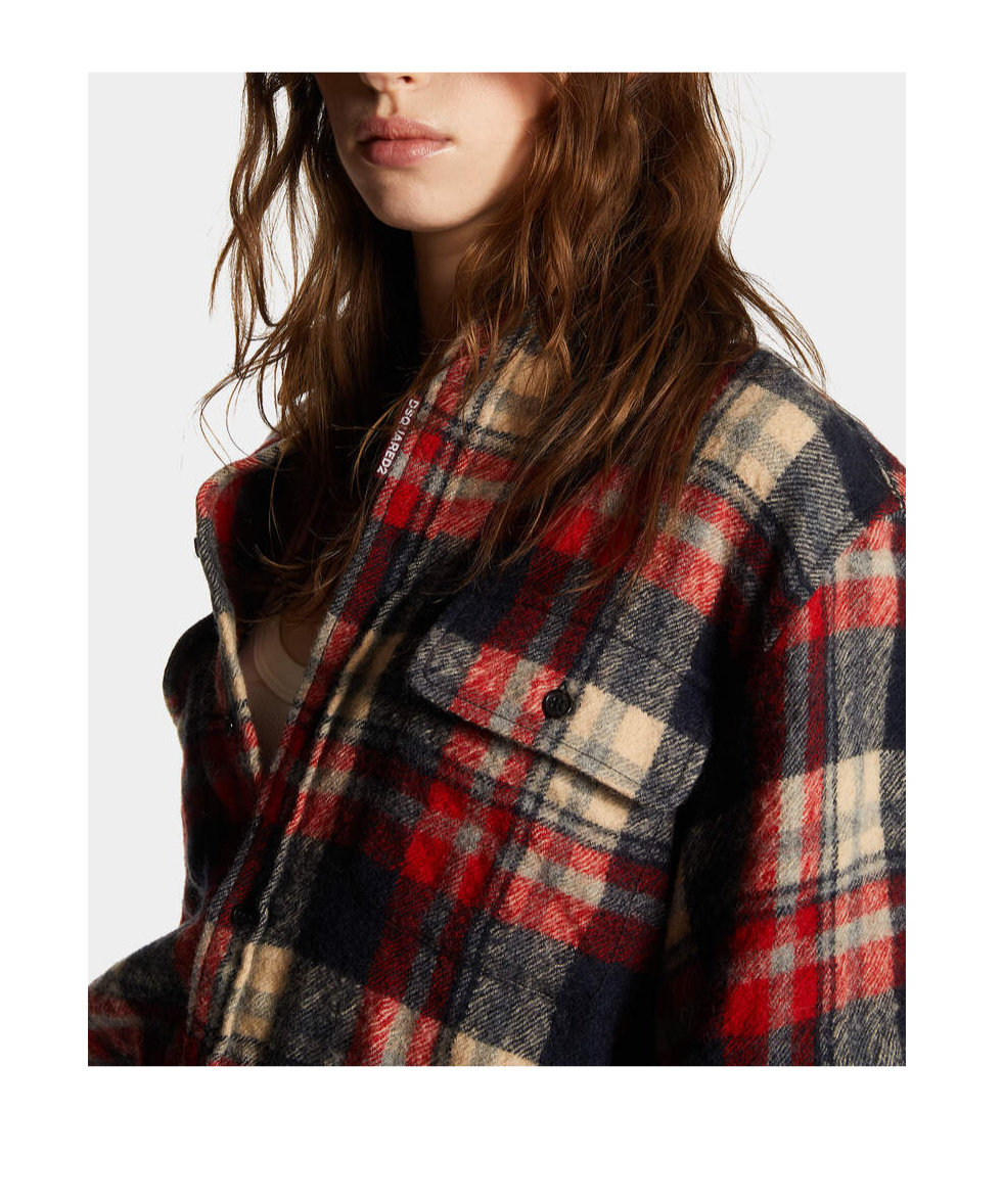 Dsquared2 Long-sleeved Shirt In Multicolor