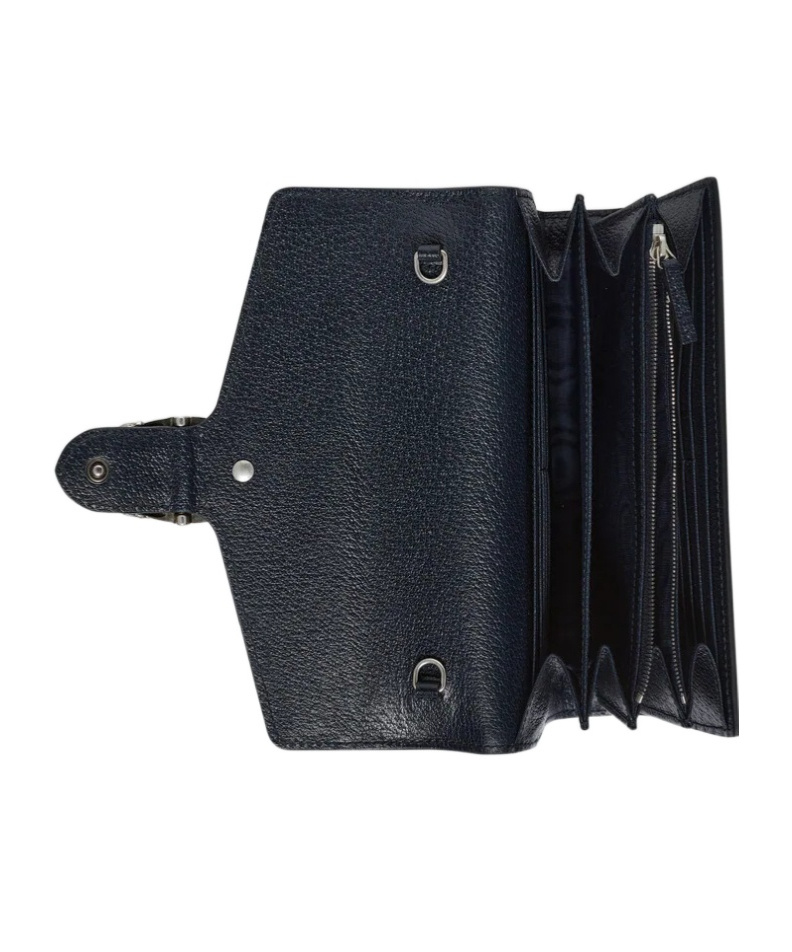 Gucci Dionysus Gg Chain Wallet In Gray