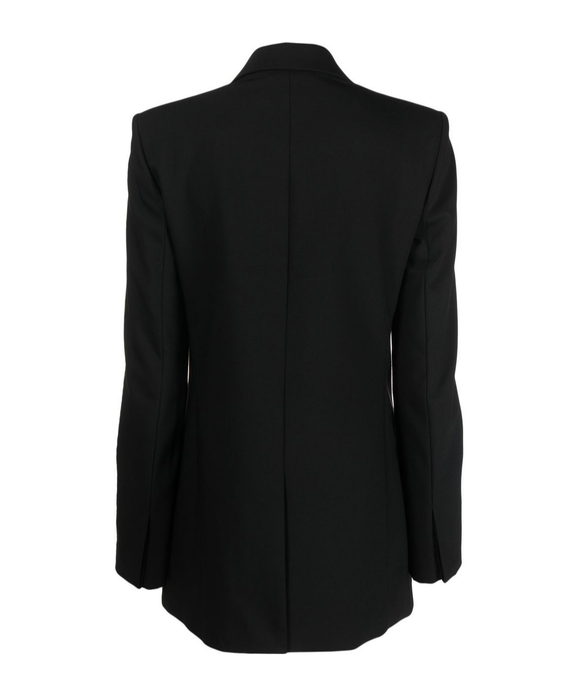 Krizia Long-sleeved Suit Coat In Black