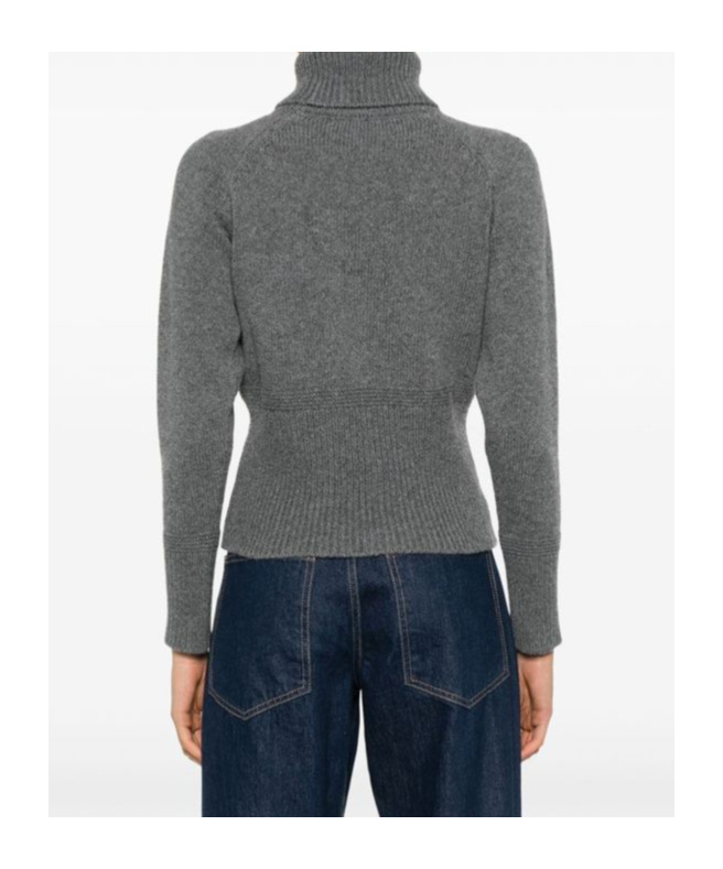 Shop Patou Logo-intarsia Sweater In Black