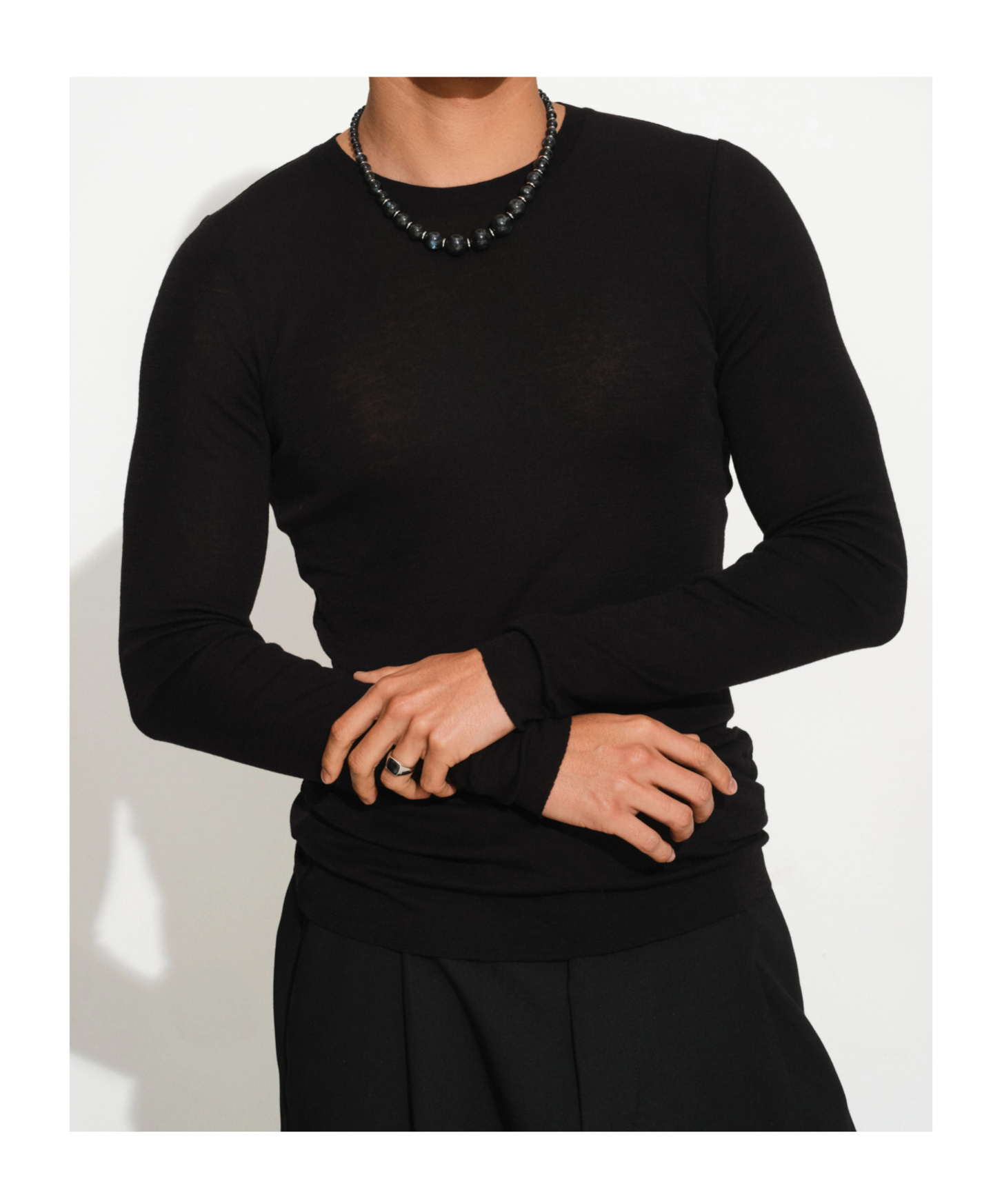 Tom Wood Cove Graded Necklace In Black