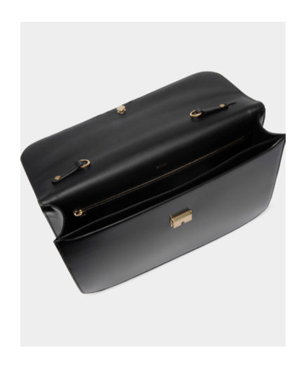 Bally Flip Shoulder Bag In Black