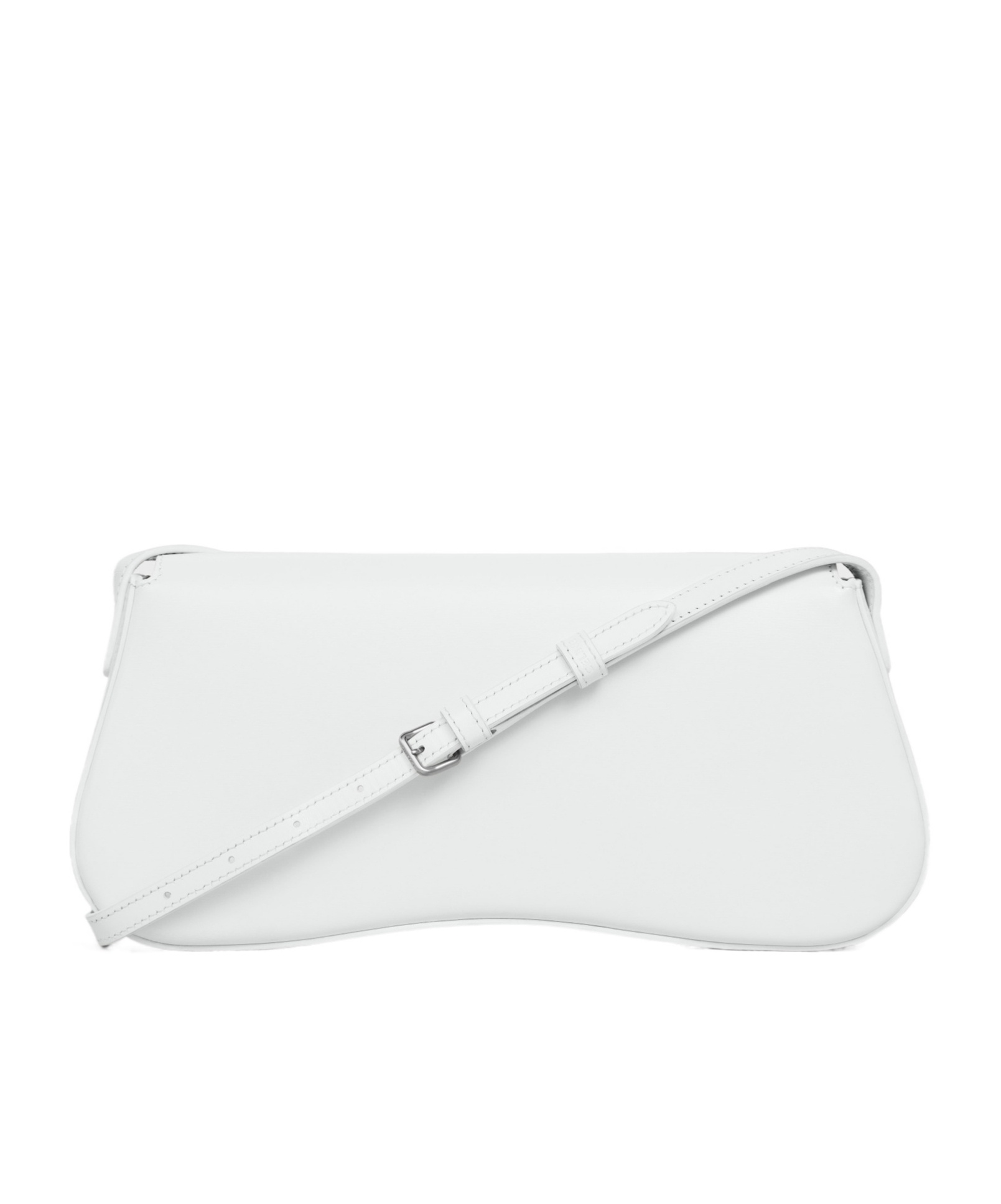Celine Medium Lola Bag In Shiny Calfskin In White