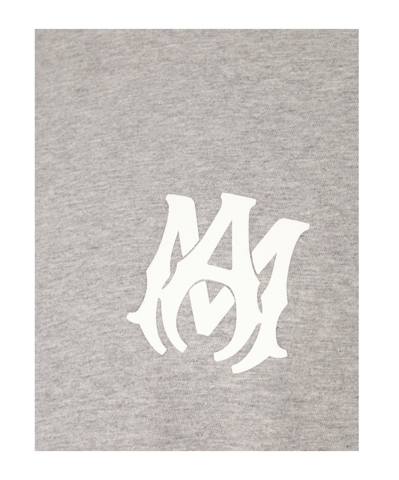 Amiri Heathered Grey Ma Core Logo T-shirt In Gray
