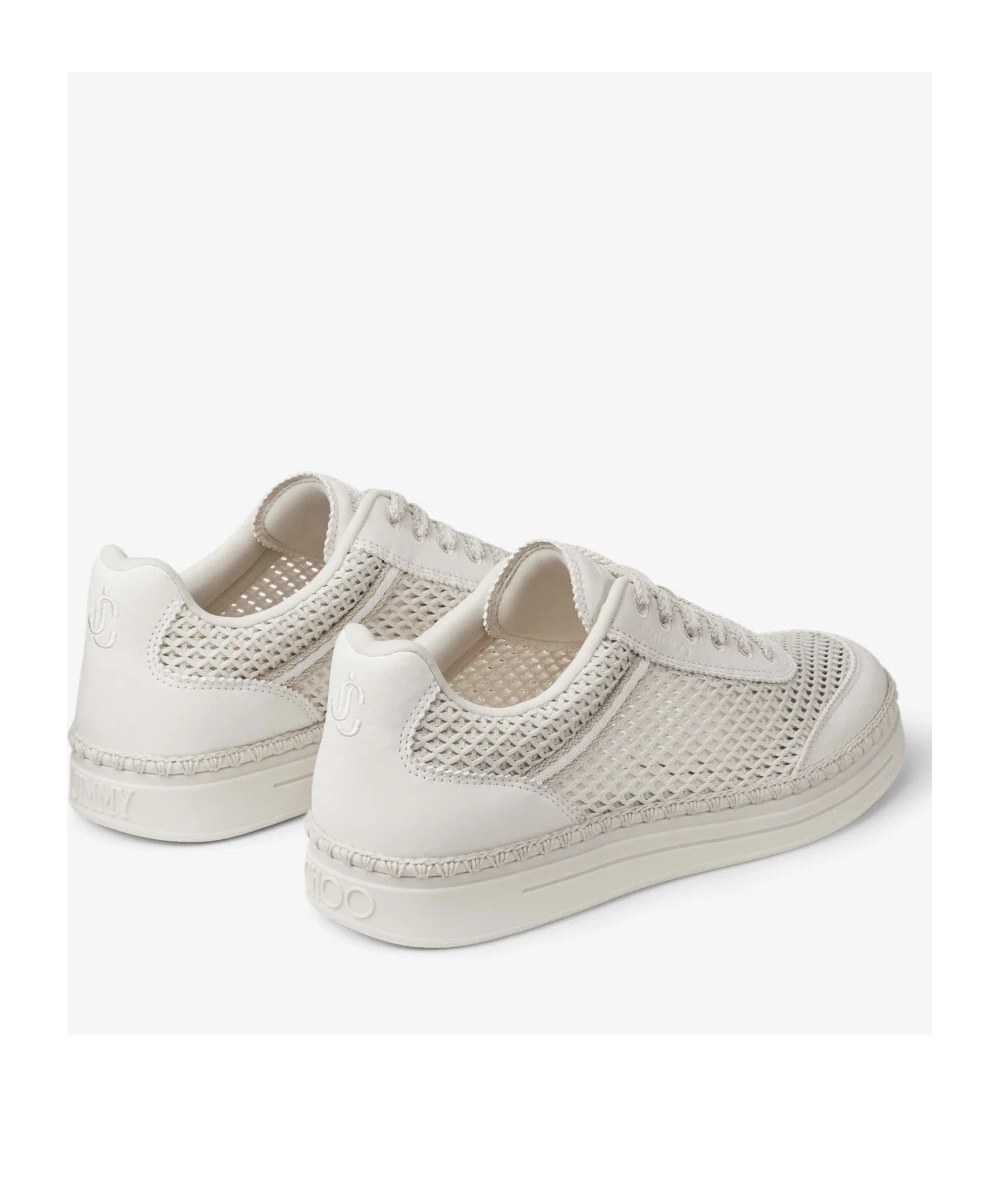 Jimmy Choo Rimini Low-cut Sneakers In White