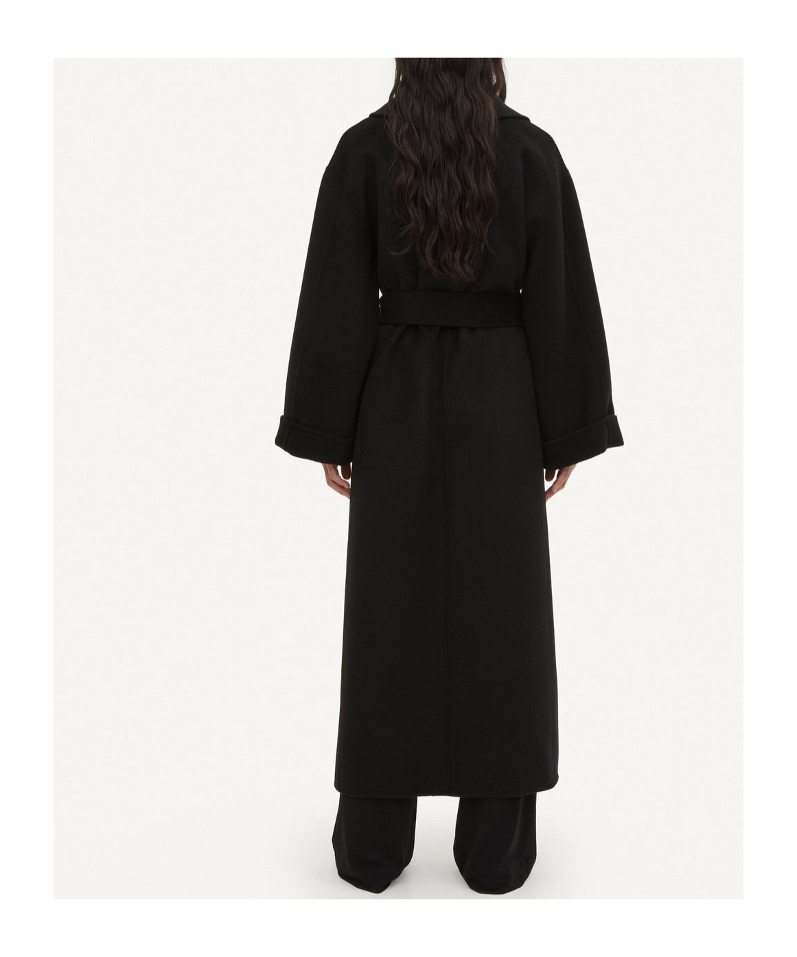 By Malene Birger Belted Coat In Black