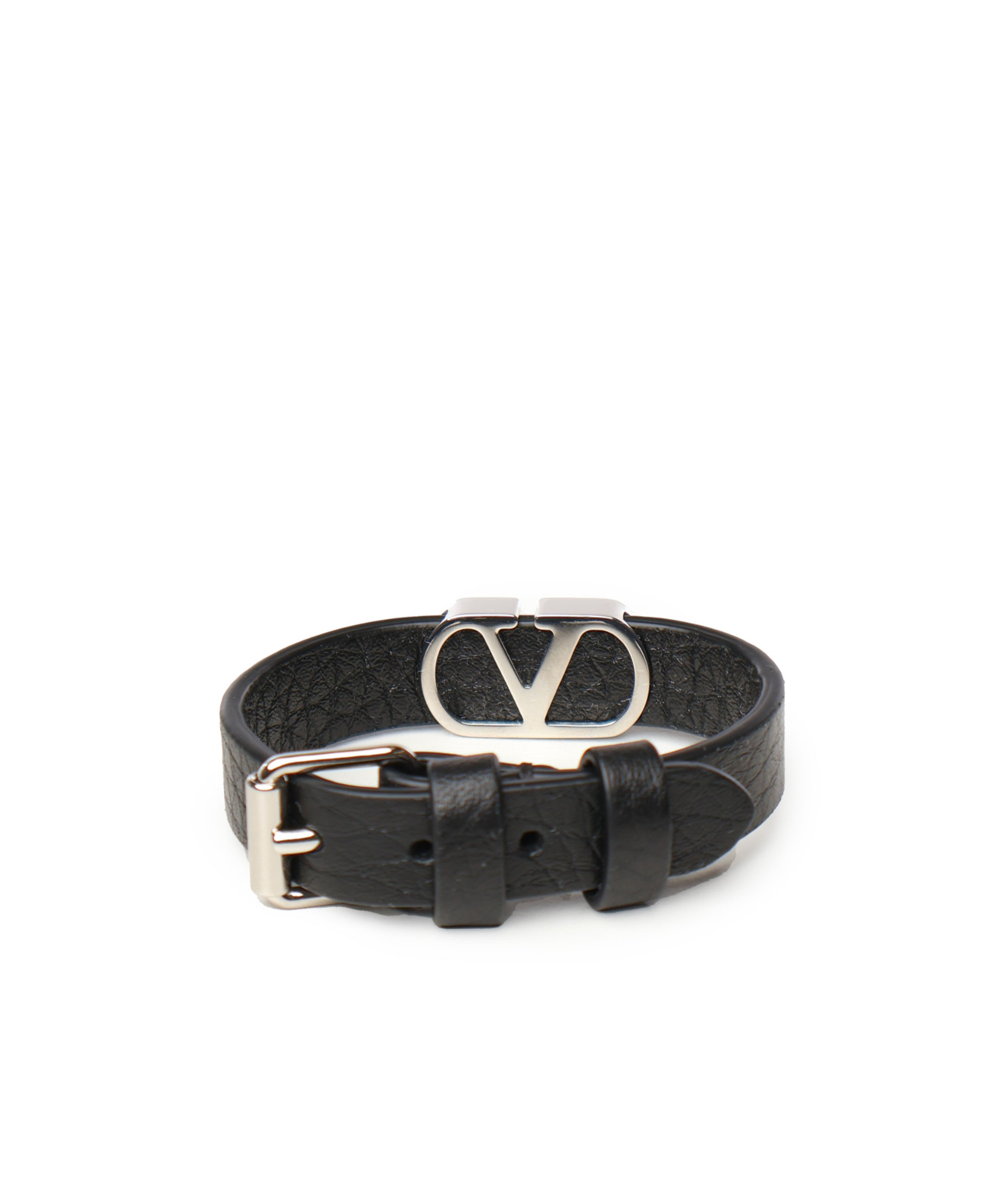 Valentino Vlogo Bracelet In Black