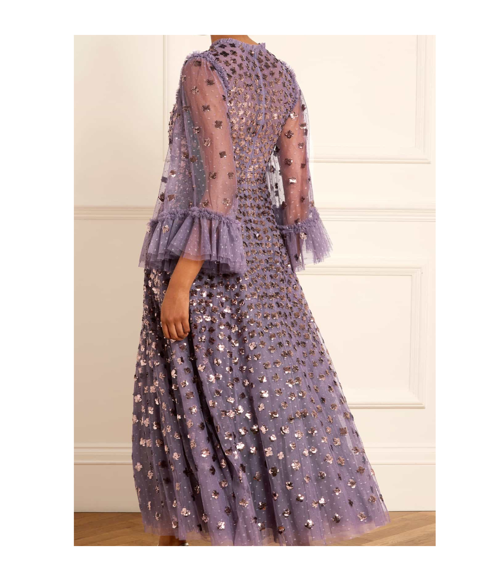 Needle & Thread Glisten Maxi Dress In Purple
