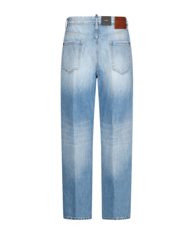 Dsquared2 Mid-rise Flared Jeans In Blue