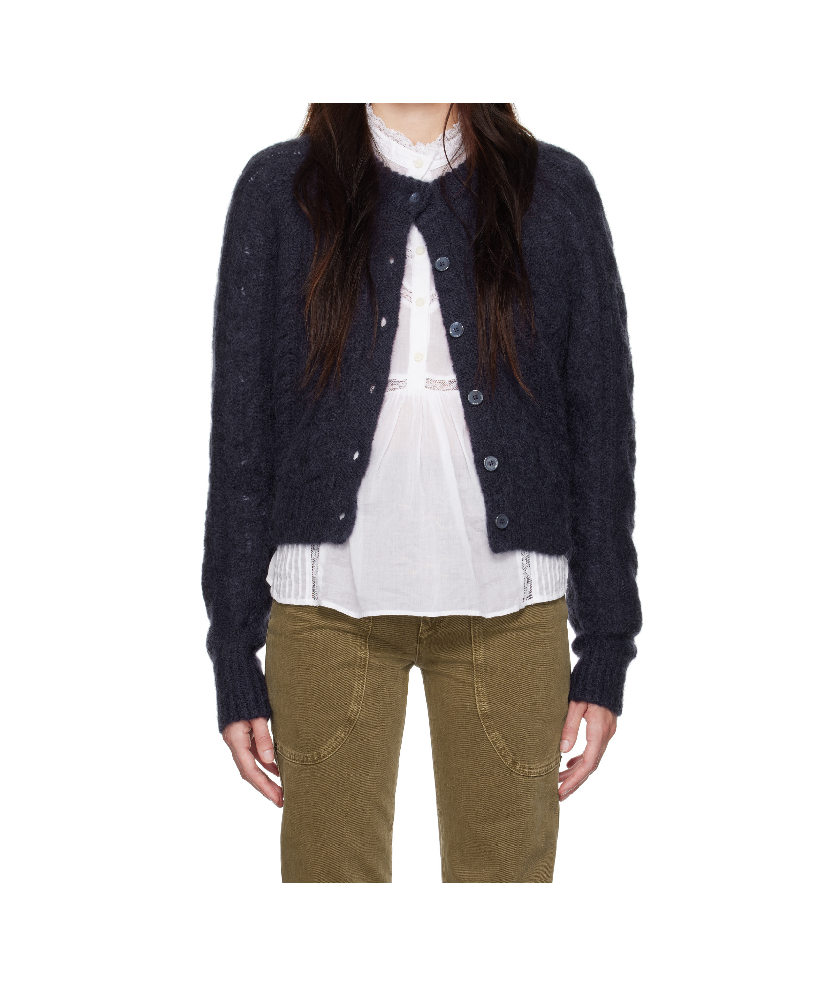 Isabel Marant Étoile Long-sleeved Wool Sweater In Black