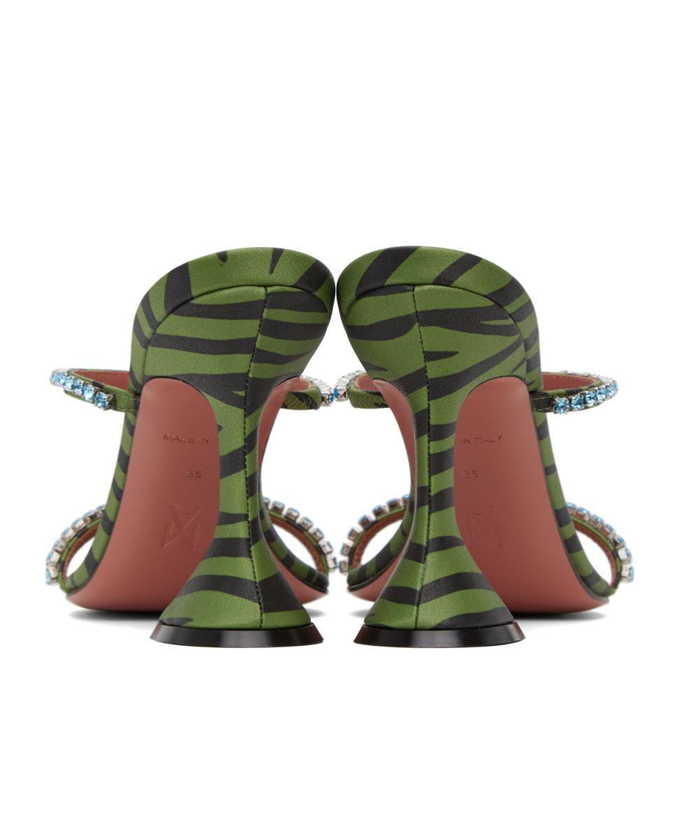 AMINA MUADDI GILDA SQUARE-TOED HIGH-HEELED SANDALS