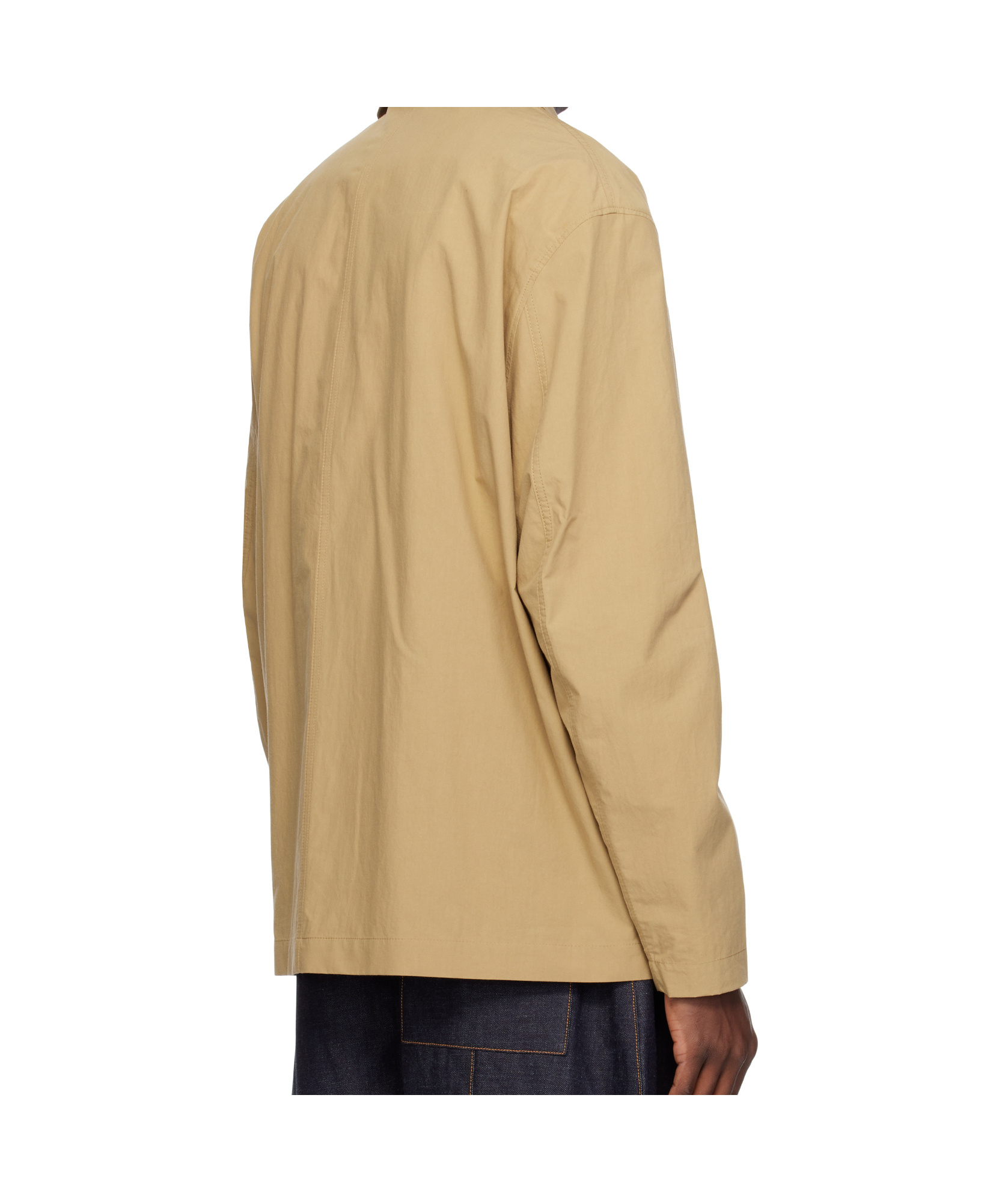 Studio Nicholson Tan Reale Blazer In Nude