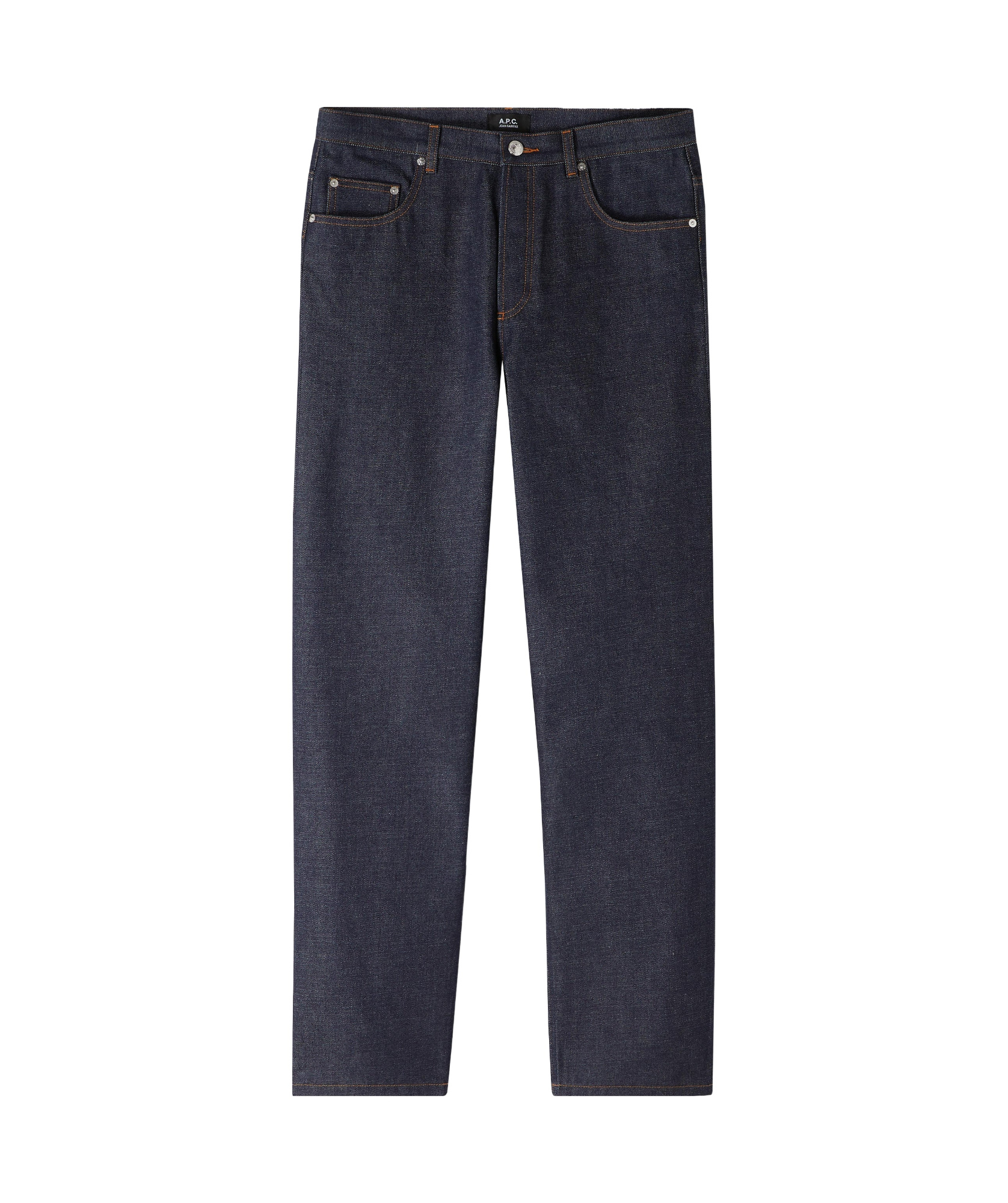 Apc Petit New Standard Raw Denim Indigo Jeans In Black