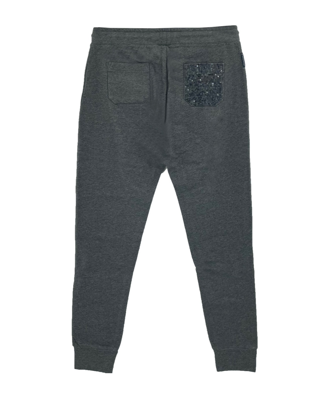 Armani Jeans Drawstring Waist-edge Sweatpants In Black