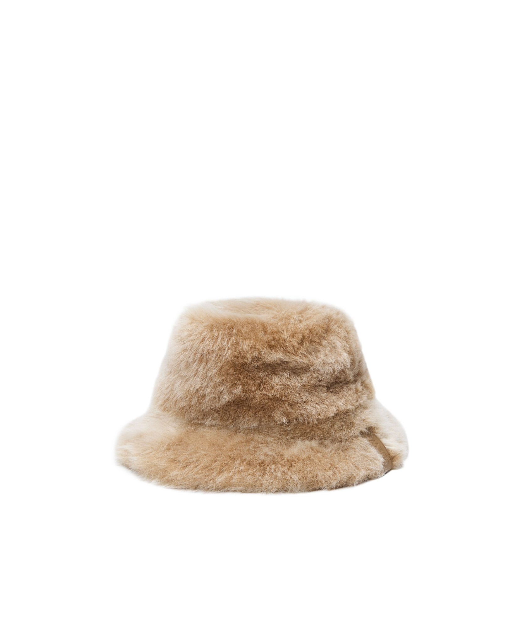 Loewe Lop Hat In Shearling In Brown