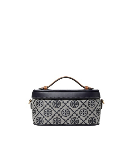 Tory Burch T Monogram Makeup Bag In Black