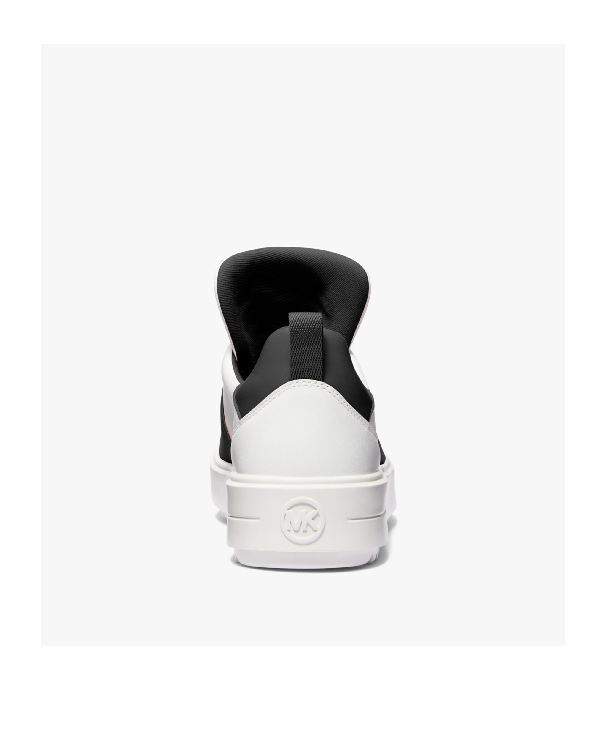 Michael Kors Emmett Round Head And Low Top Casual Shoes In White