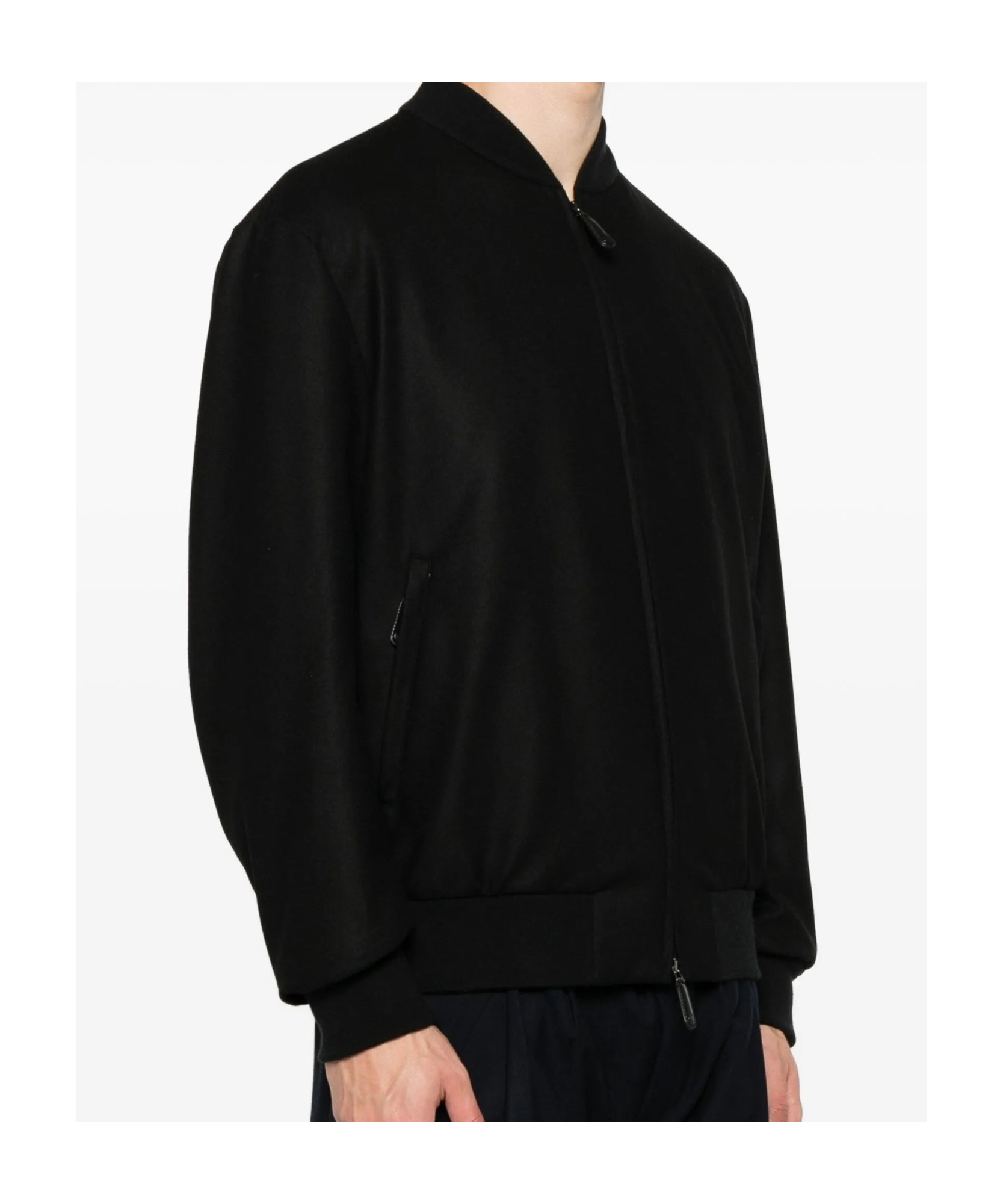 Giorgio Armani Black Jackets In Black