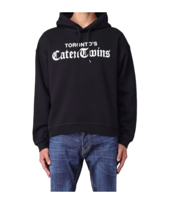 Dsquared2 Long-sleeved Sweatshirt In Black